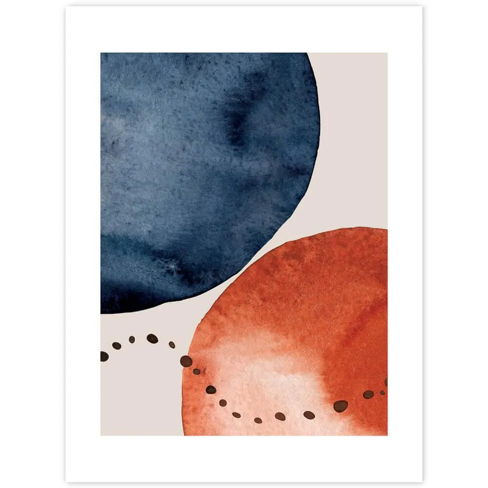 Falikép erős színekben