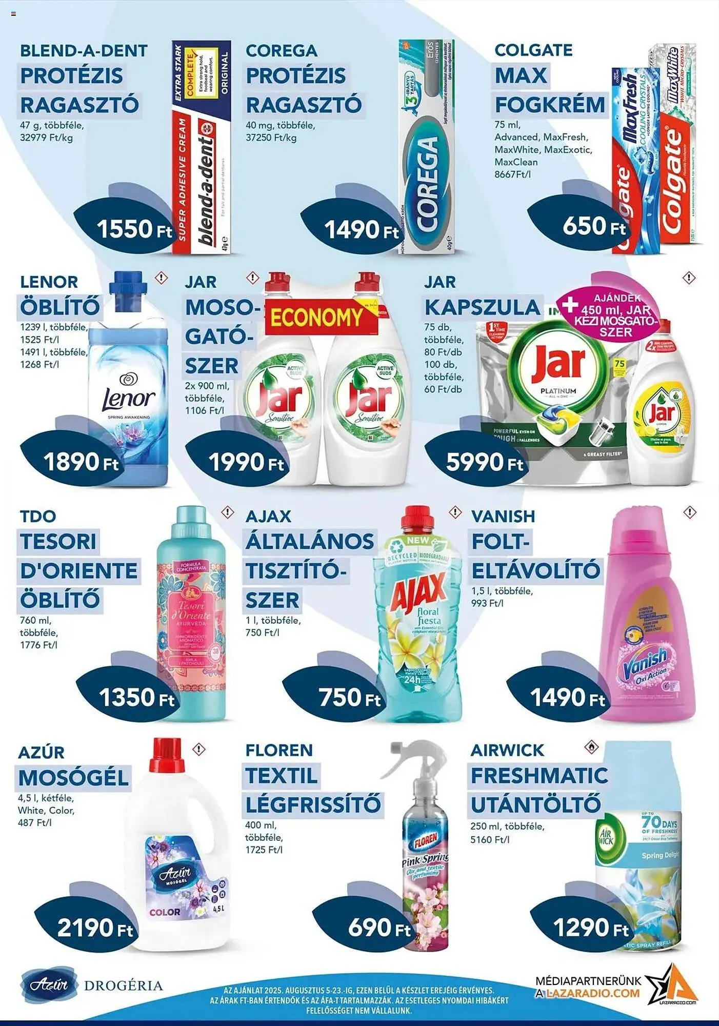 Katalógus Azúr akciós újság augusztus 5.-tól augusztus 23.-ig 2025. - Oldal 2