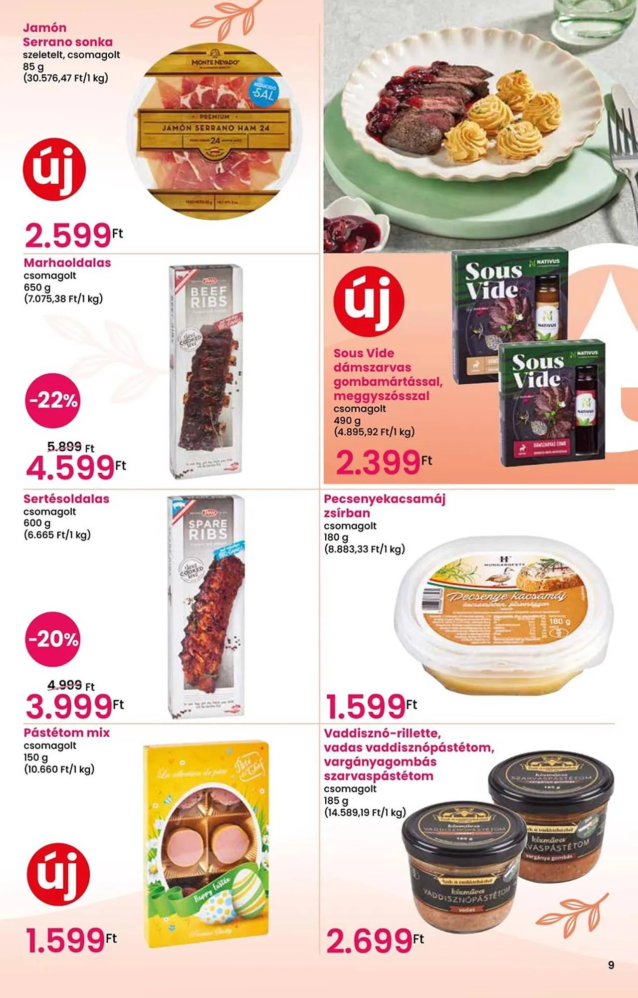 Katalógus Spar akciós újság március 26.-tól április 22.-ig 2025. - Oldal 9