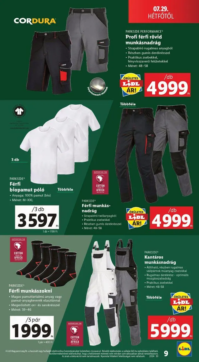Katalógus Nonfood kínálatunk - 30. hét július 29.-tól július 31.-ig 2024. - Oldal 9