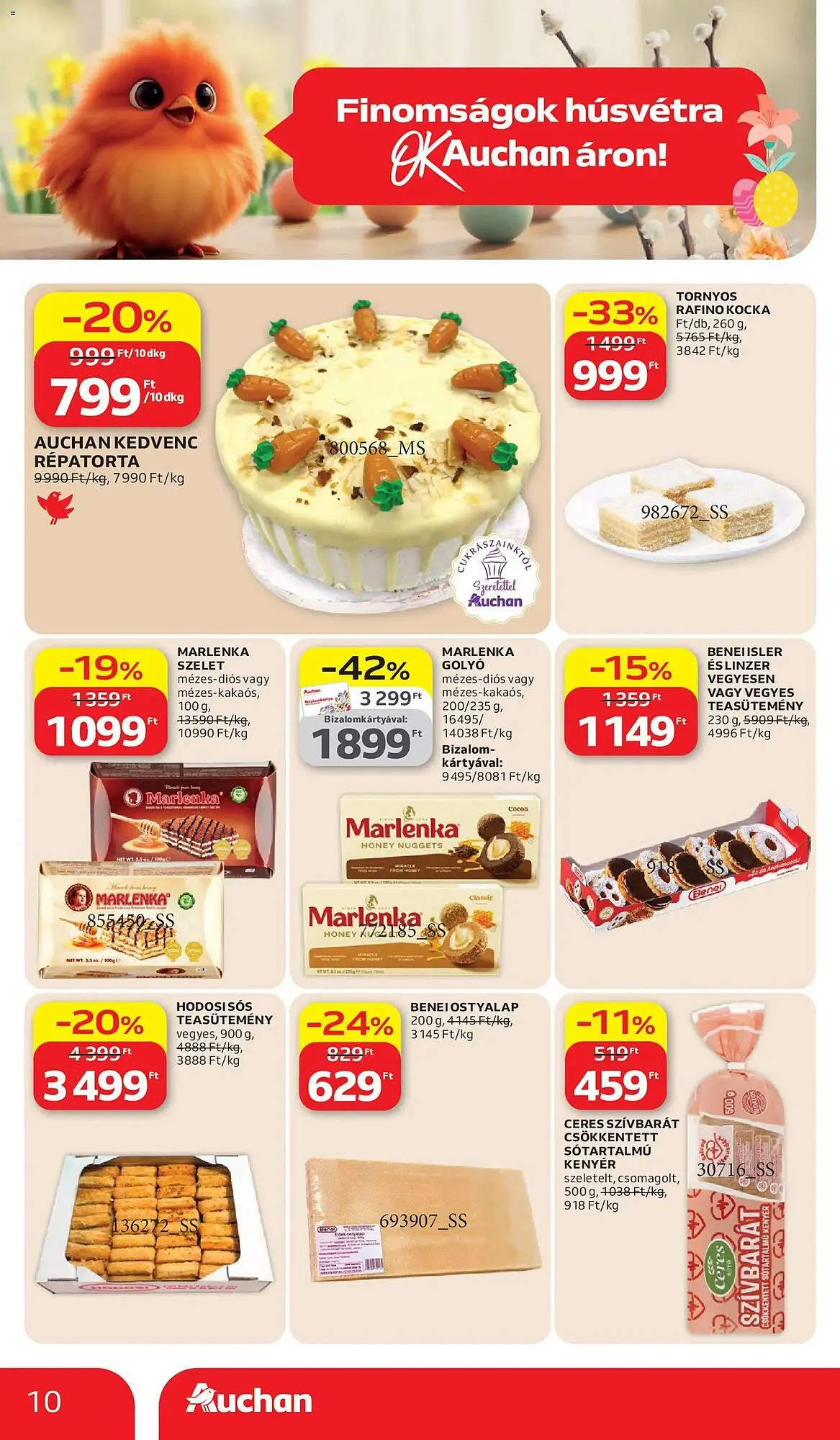 Katalógus Auchan akciós újság március 26.-tól április 8.-ig 2026. - Oldal 10