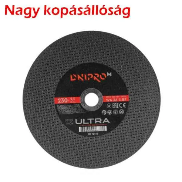 DNIPRO-M 230 X 2,5 X 22MM Vágókorong (25db/csomag)