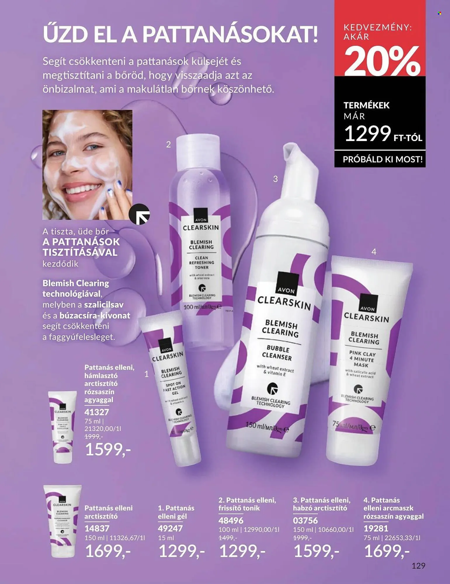 Katalógus AVON katalógus január 1.-tól január 31.-ig 2026. - Oldal 129