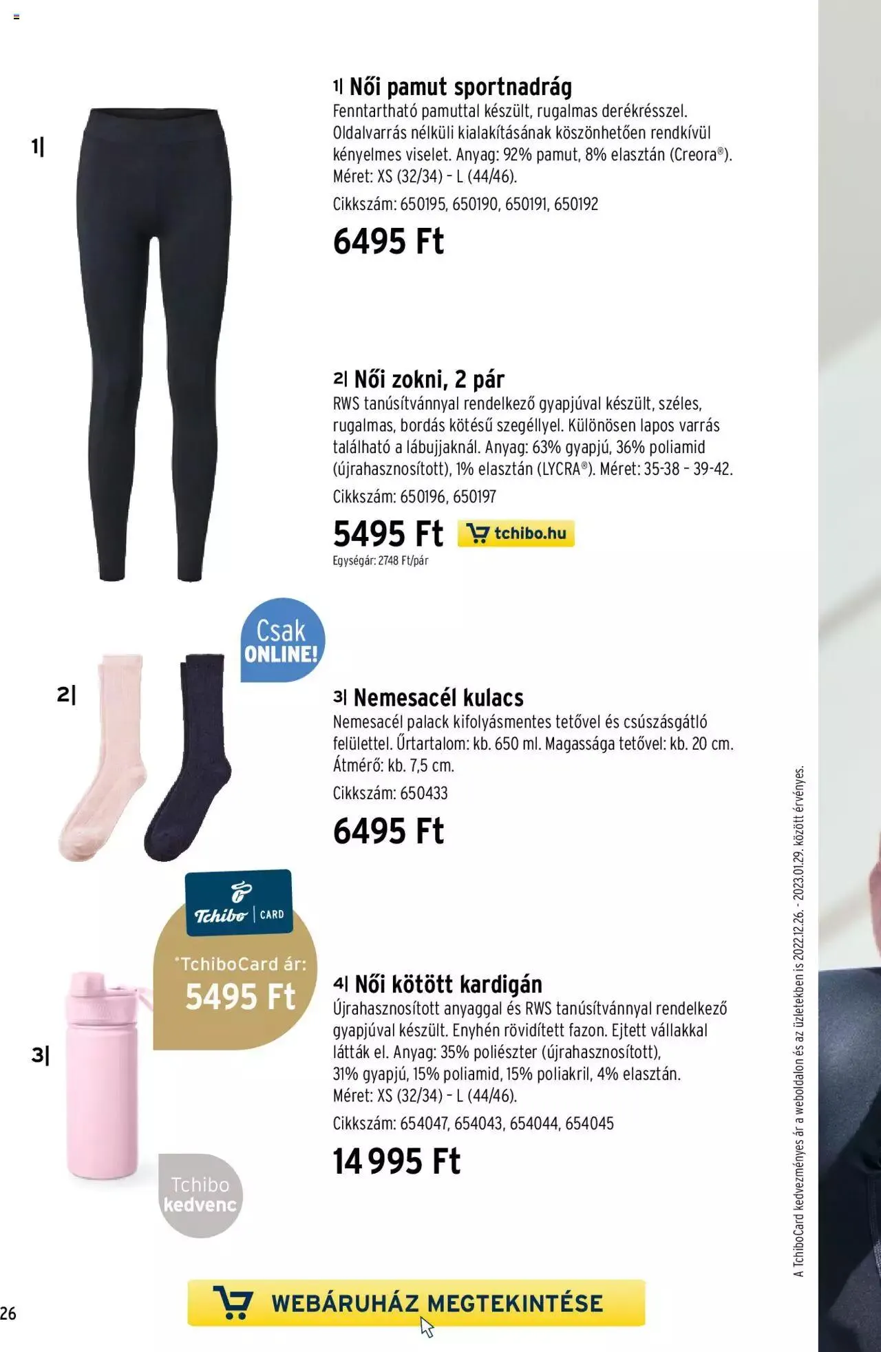 Katalógus Tchibo - Akciós újság január 2.-tól december 31.-ig 2023. - Oldal 26