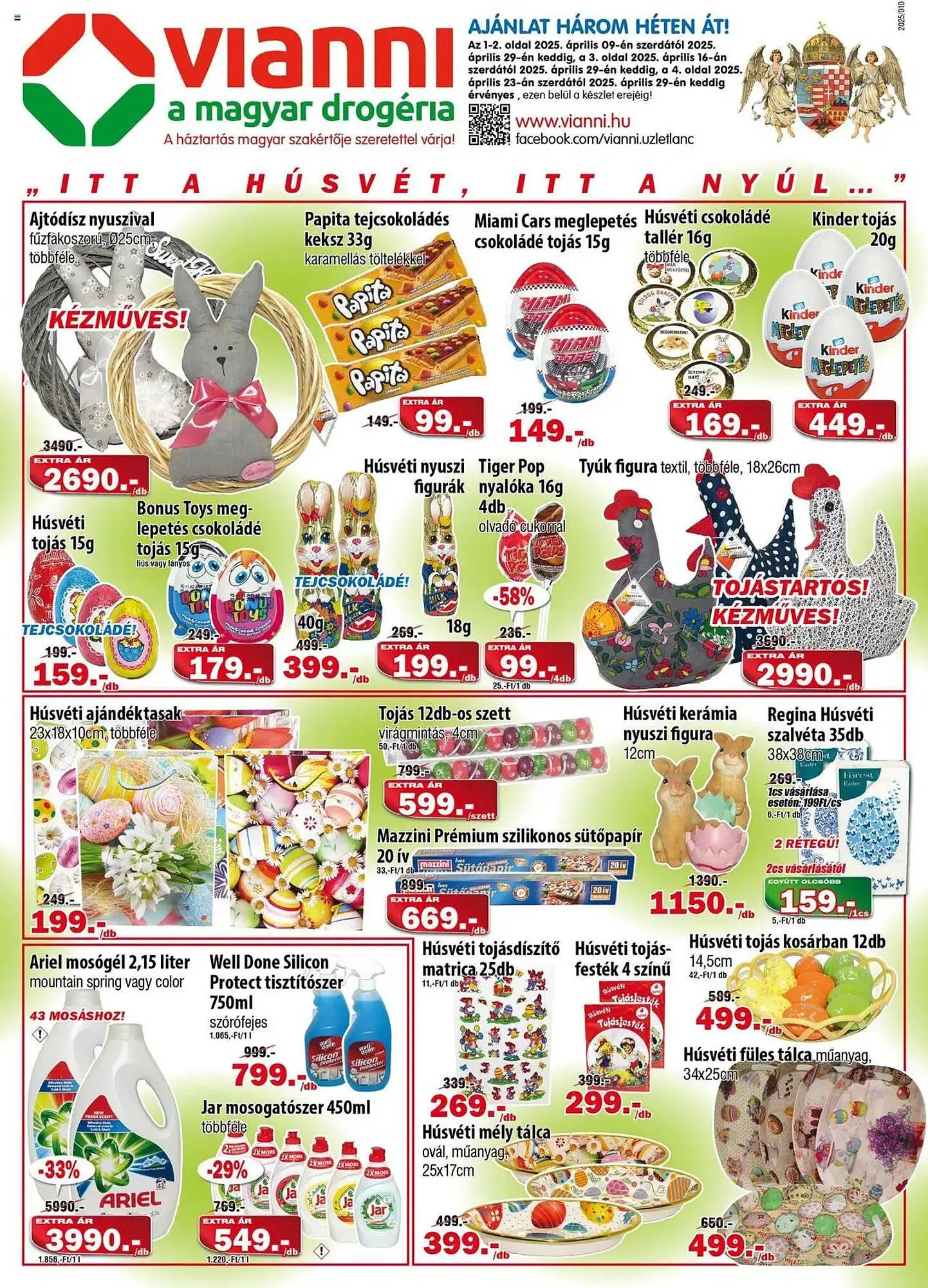 Vianni Drogéria akciós újság - 1
