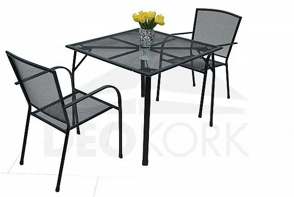 Kerti fém szerelvény TOLEDO 1+2 (90x90 cm)