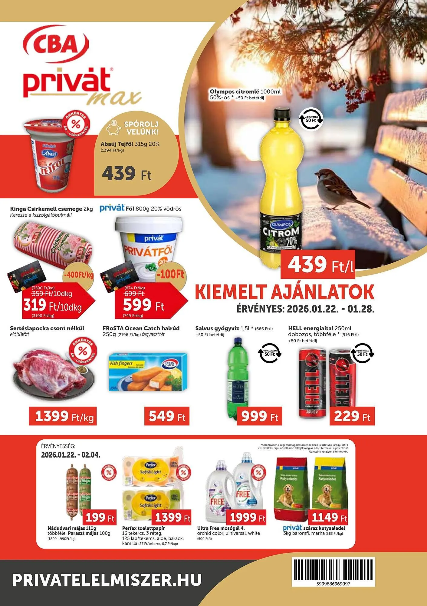 PRIVÁT akciós újság - 1