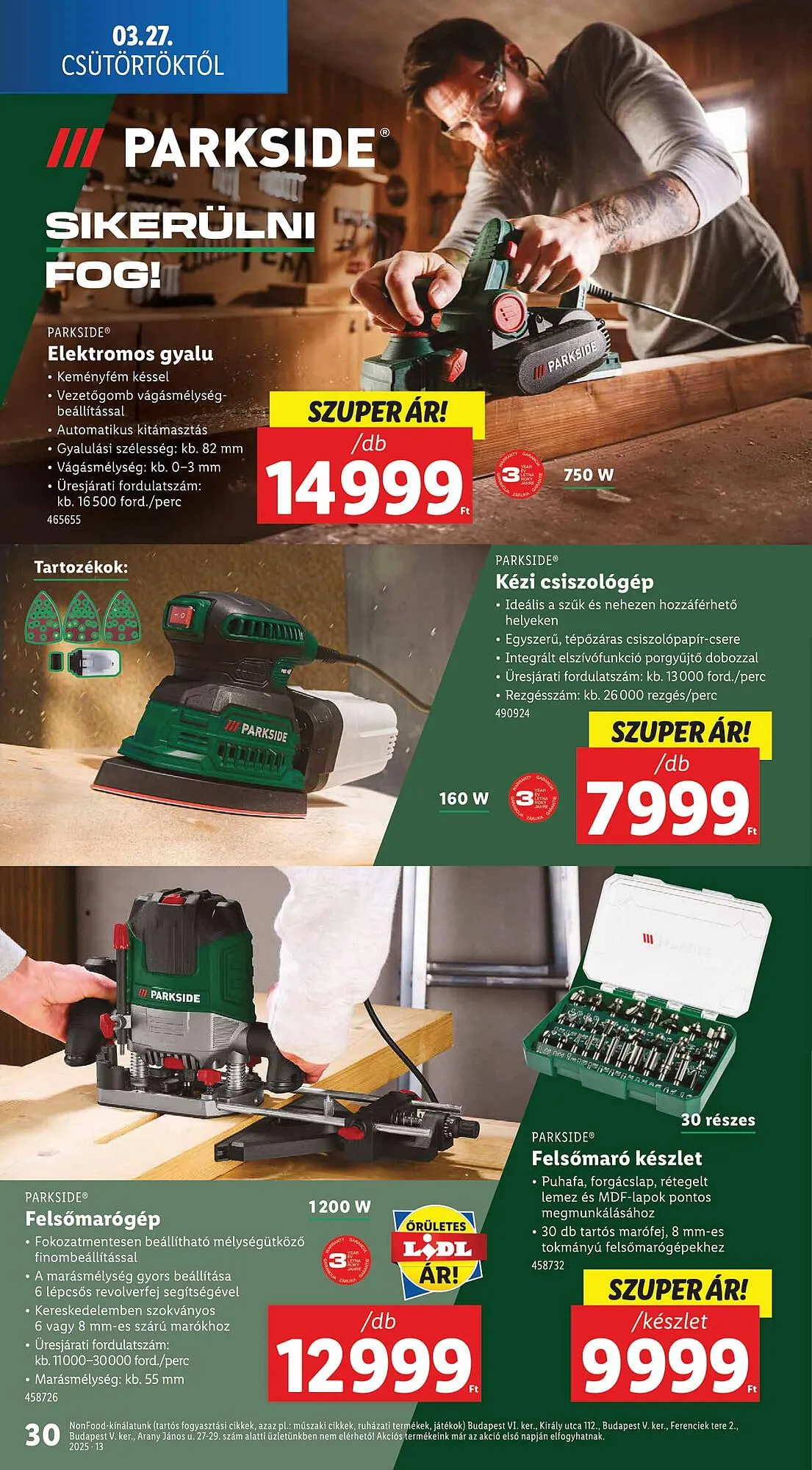 Katalógus Lidl akciós újság március 27.-tól április 2.-ig 2025. - Oldal 30