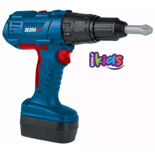 DEDRA Játékfúró/csavarozó nagy készlet