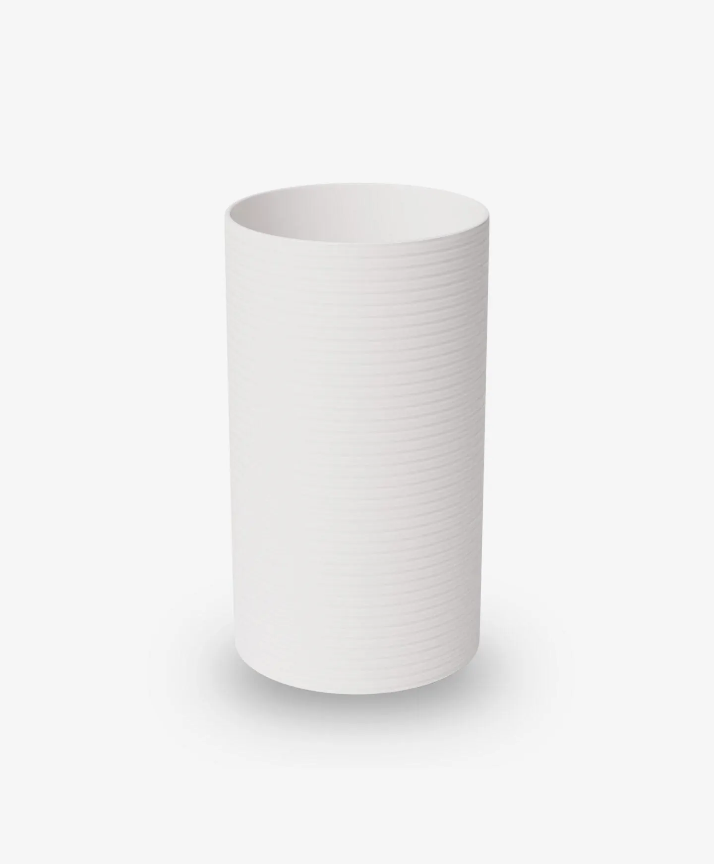 fehér fogkefetartó pohár