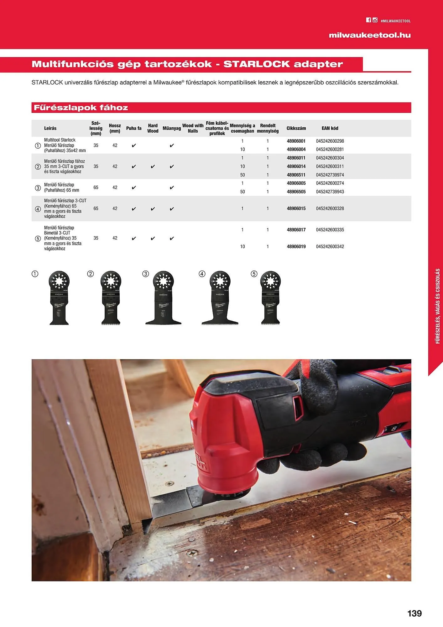 Katalógus Milwaukeetool akciós újság augusztus 14.-tól december 31.-ig 2024. - Oldal 139