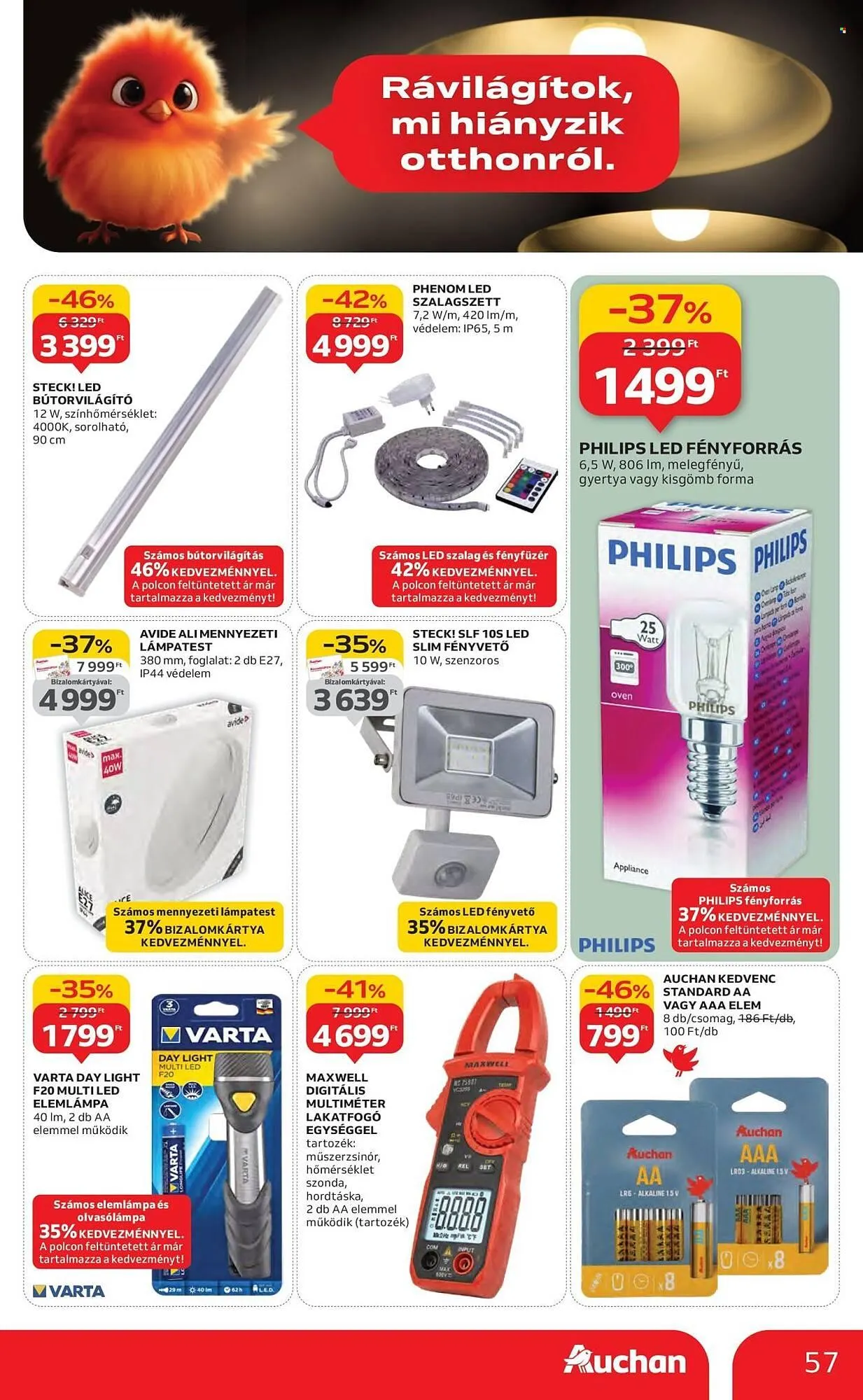 Katalógus Auchan akciós újság november 6.-tól november 12.-ig 2025. - Oldal 57