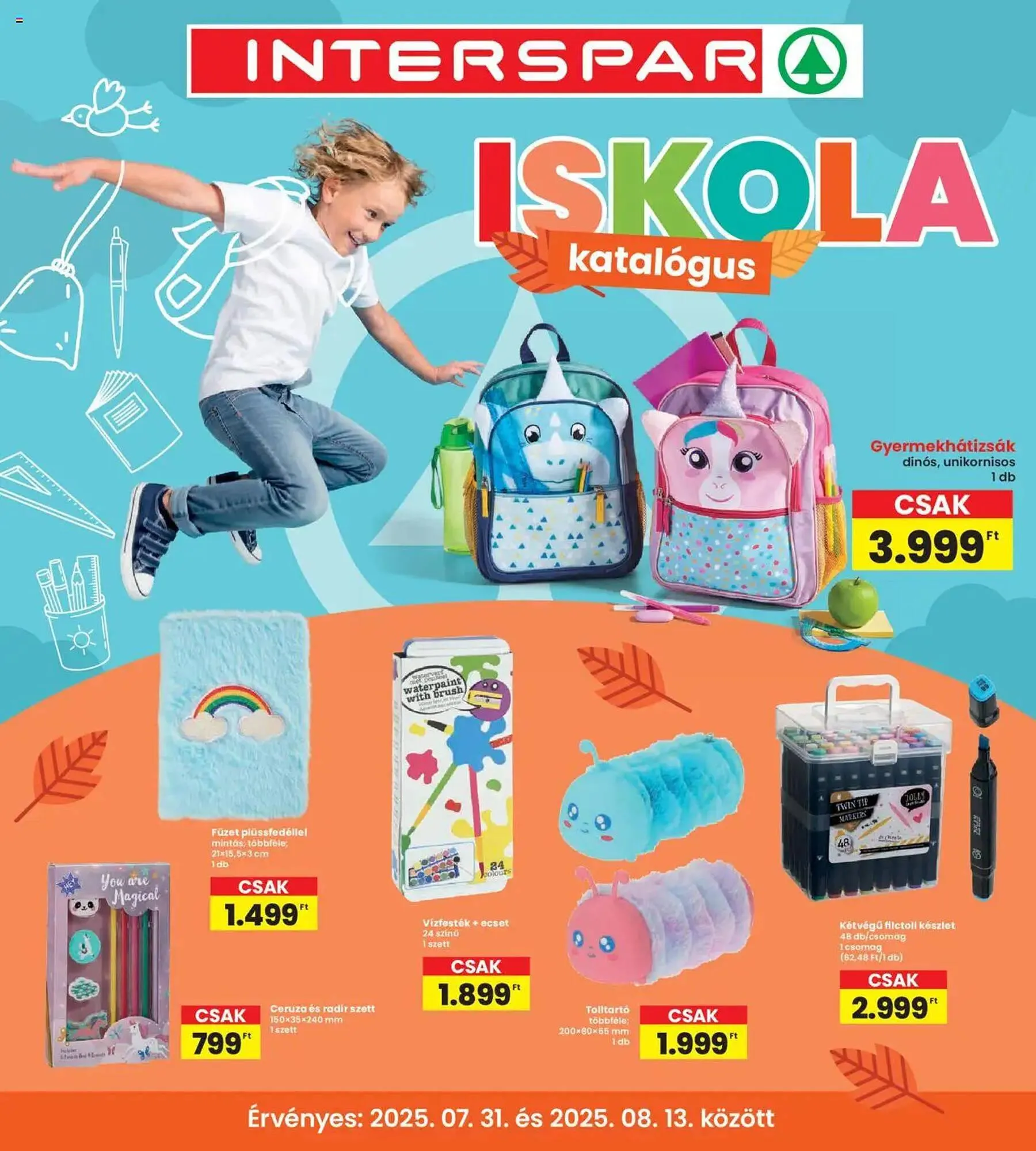 Katalógus Interspar akciós újság július 31.-tól augusztus 13.-ig 2025. - Oldal 1
