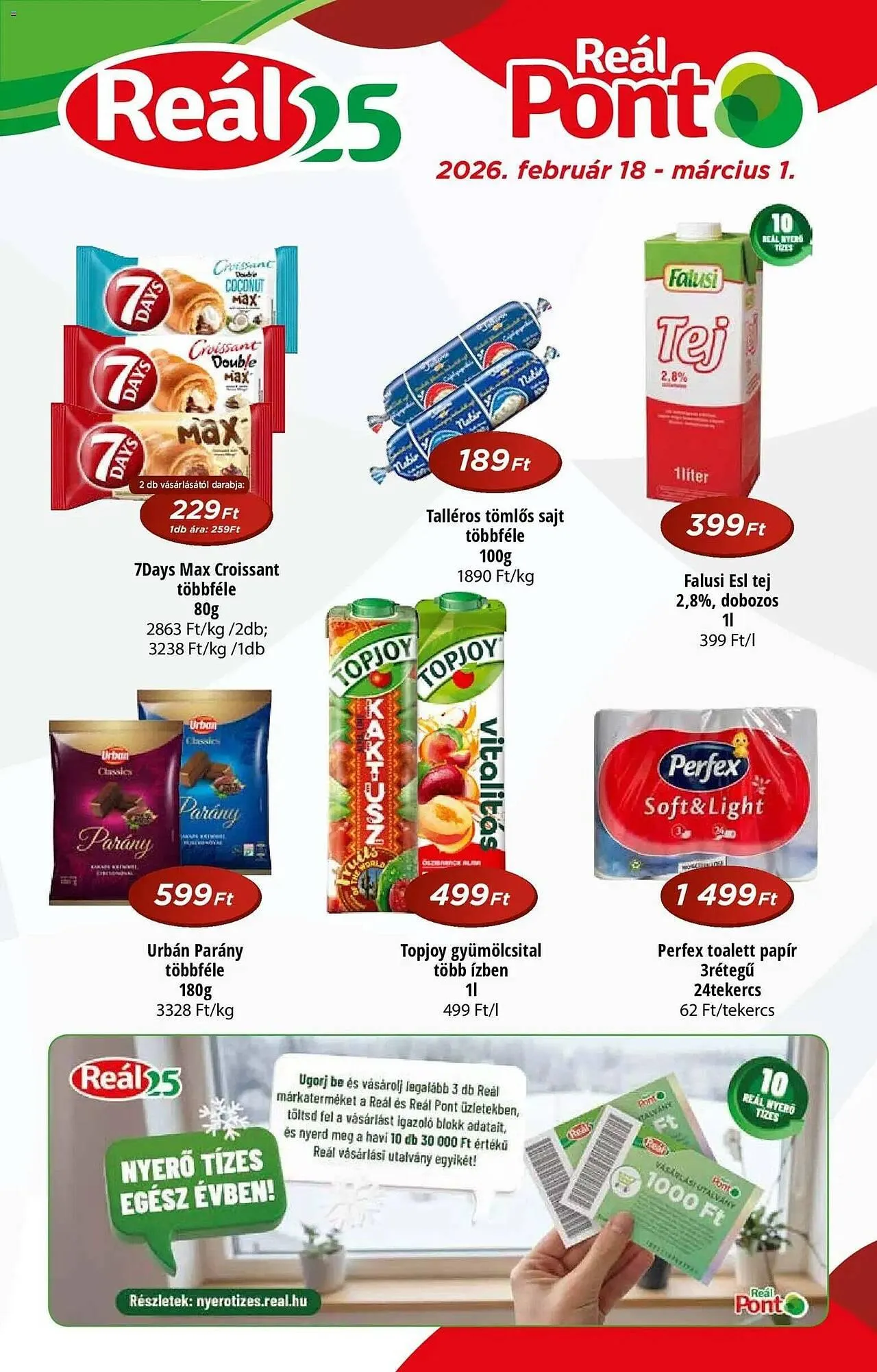 Katalógus Real akciós újság február 18.-tól március 1.-ig 2026. - Oldal 1