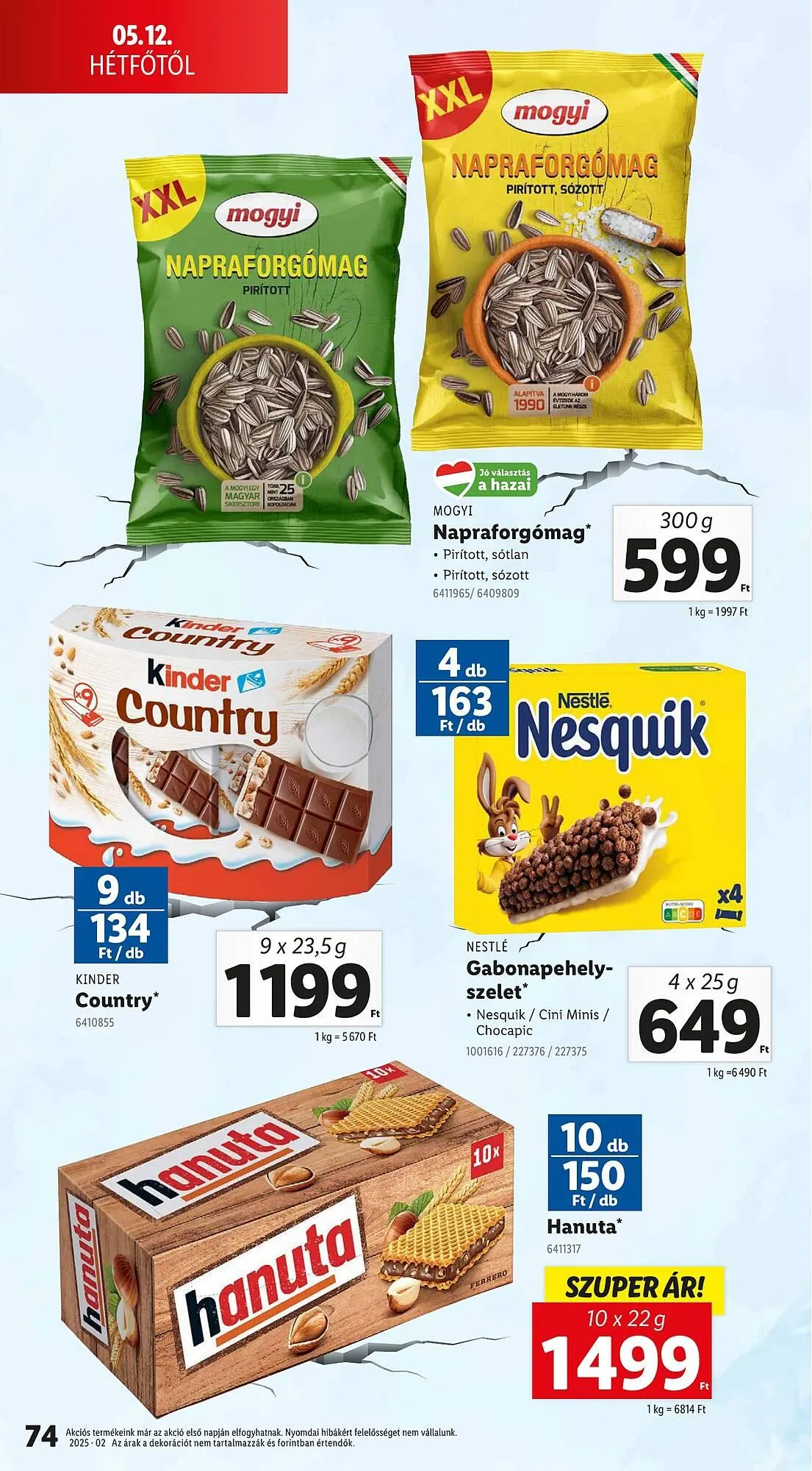 Katalógus Lidl akciós újság május 8.-tól május 14.-ig 2025. - Oldal 74