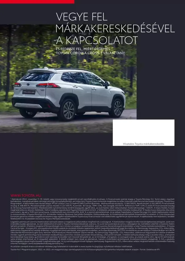 Katalógus Toyota Corolla Cross MY24 november 22.-tól november 22.-ig 2025. - Oldal 11