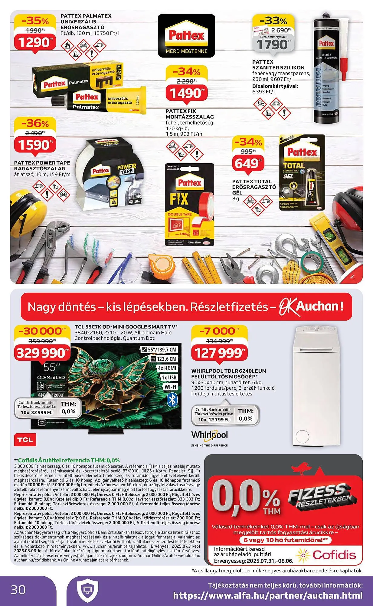 Katalógus Auchan akciós újság július 31.-tól augusztus 6.-ig 2025. - Oldal 30