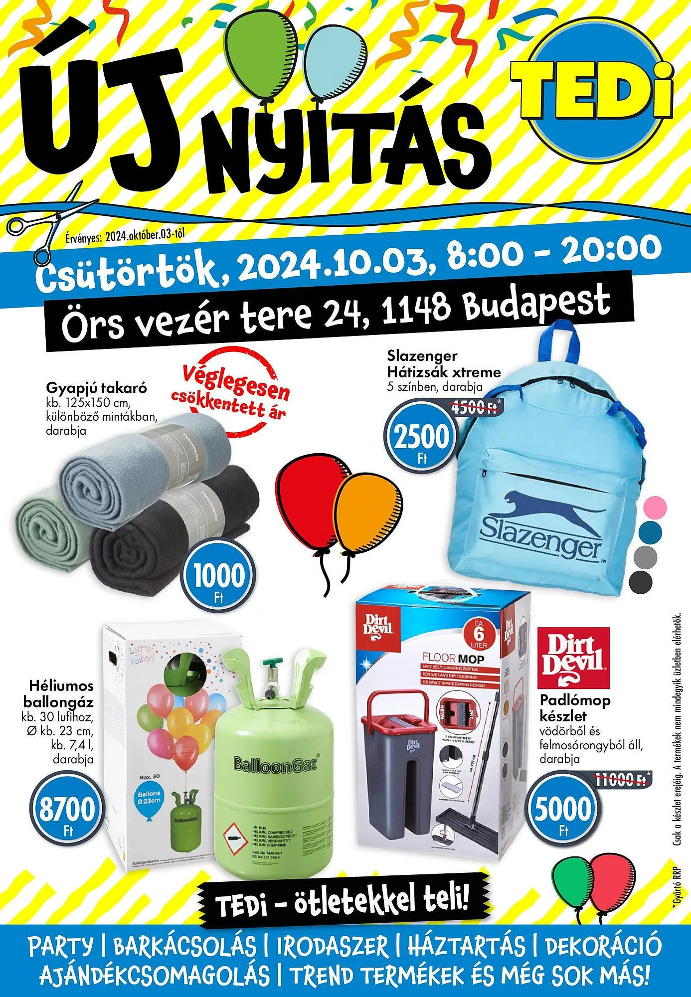 Katalógus Tedi akciós újság október 1.-tól október 4.-ig 2024. - Oldal 1