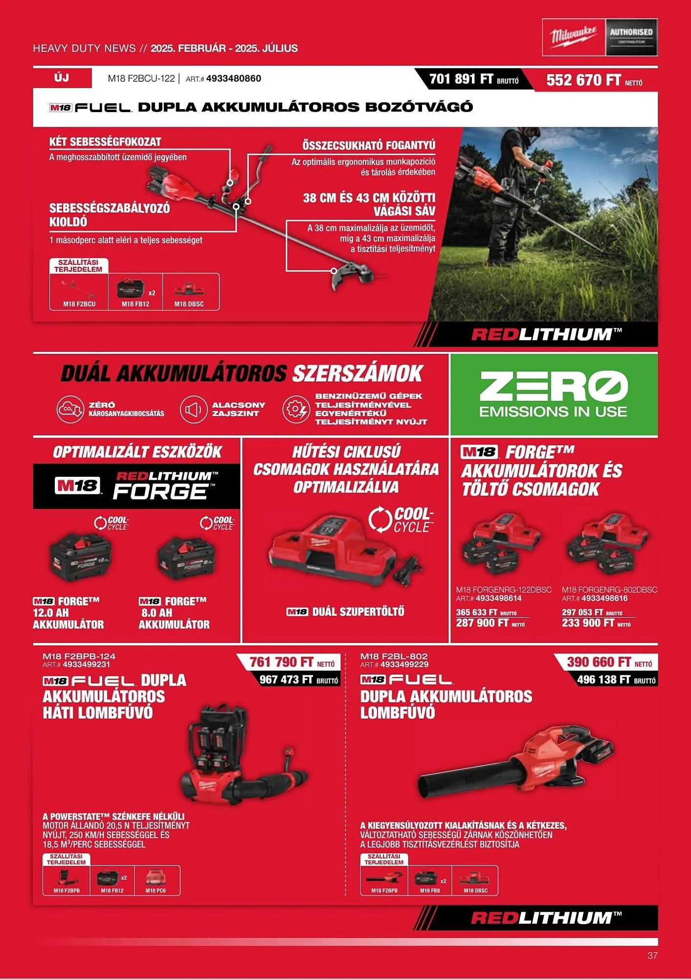 Katalógus Milwaukeetool akciós újság február 13.-tól július 31.-ig 2025. - Oldal 37