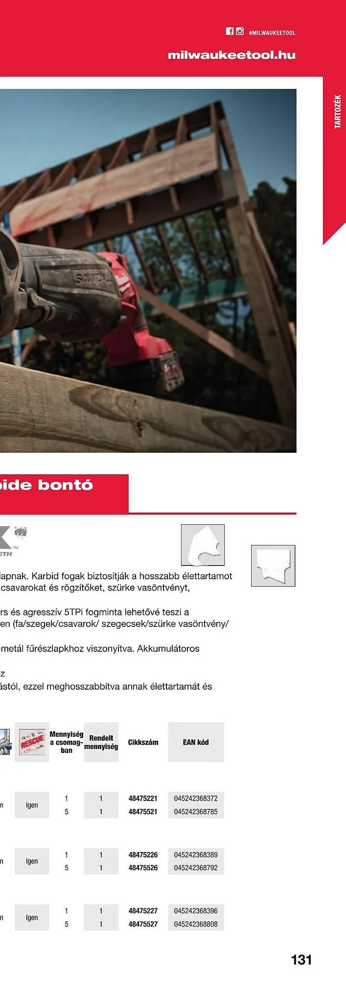 Katalógus Milwaukee akciós újság szeptember 16.-tól december 31.-ig 2025. - Oldal 261
