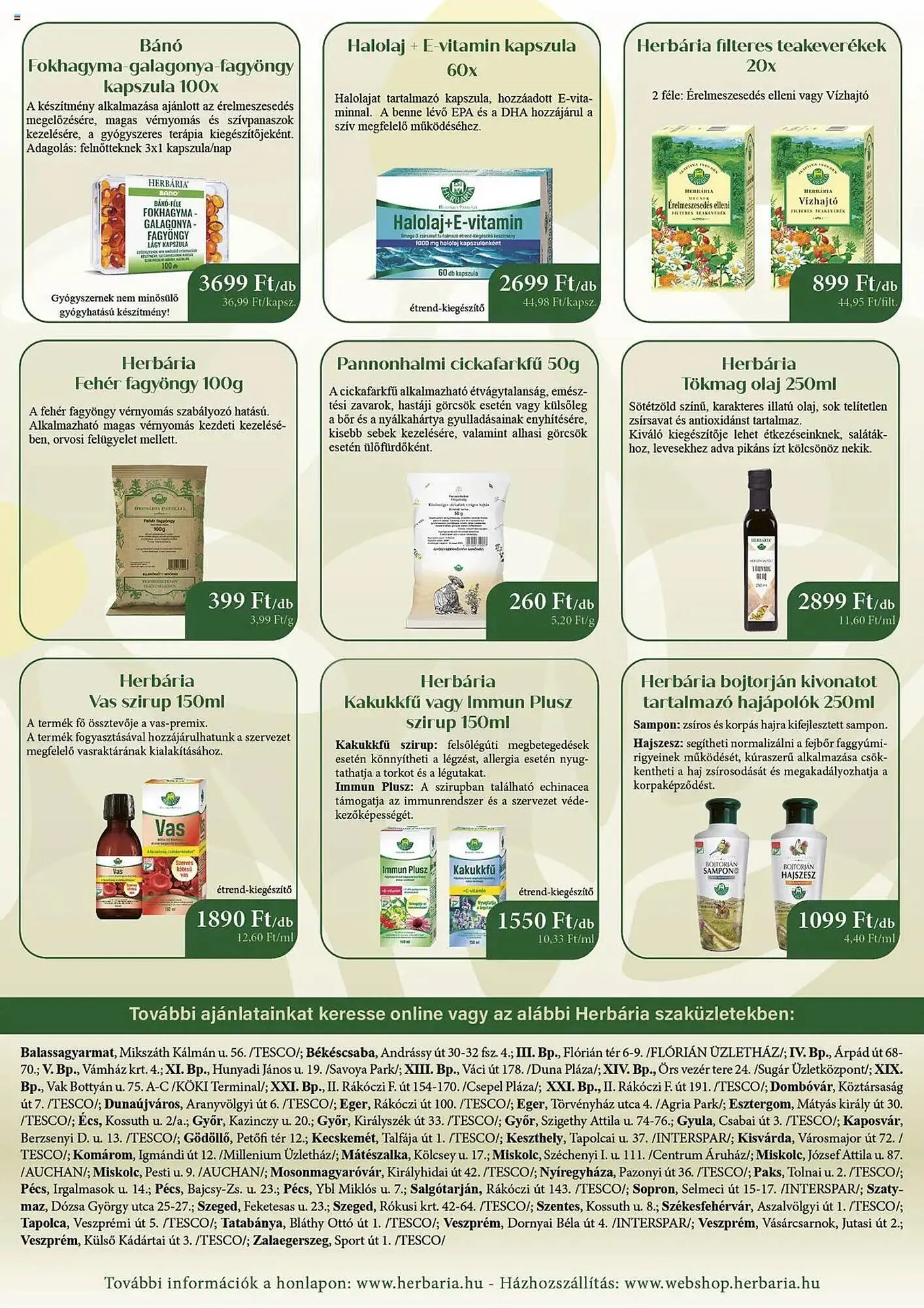 Katalógus Herbária akciós újság július 1.-tól július 31.-ig 2025. - Oldal 2