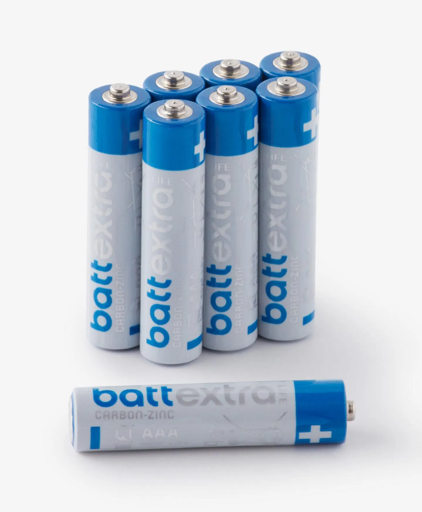 8 darabos cink-szén elem szett