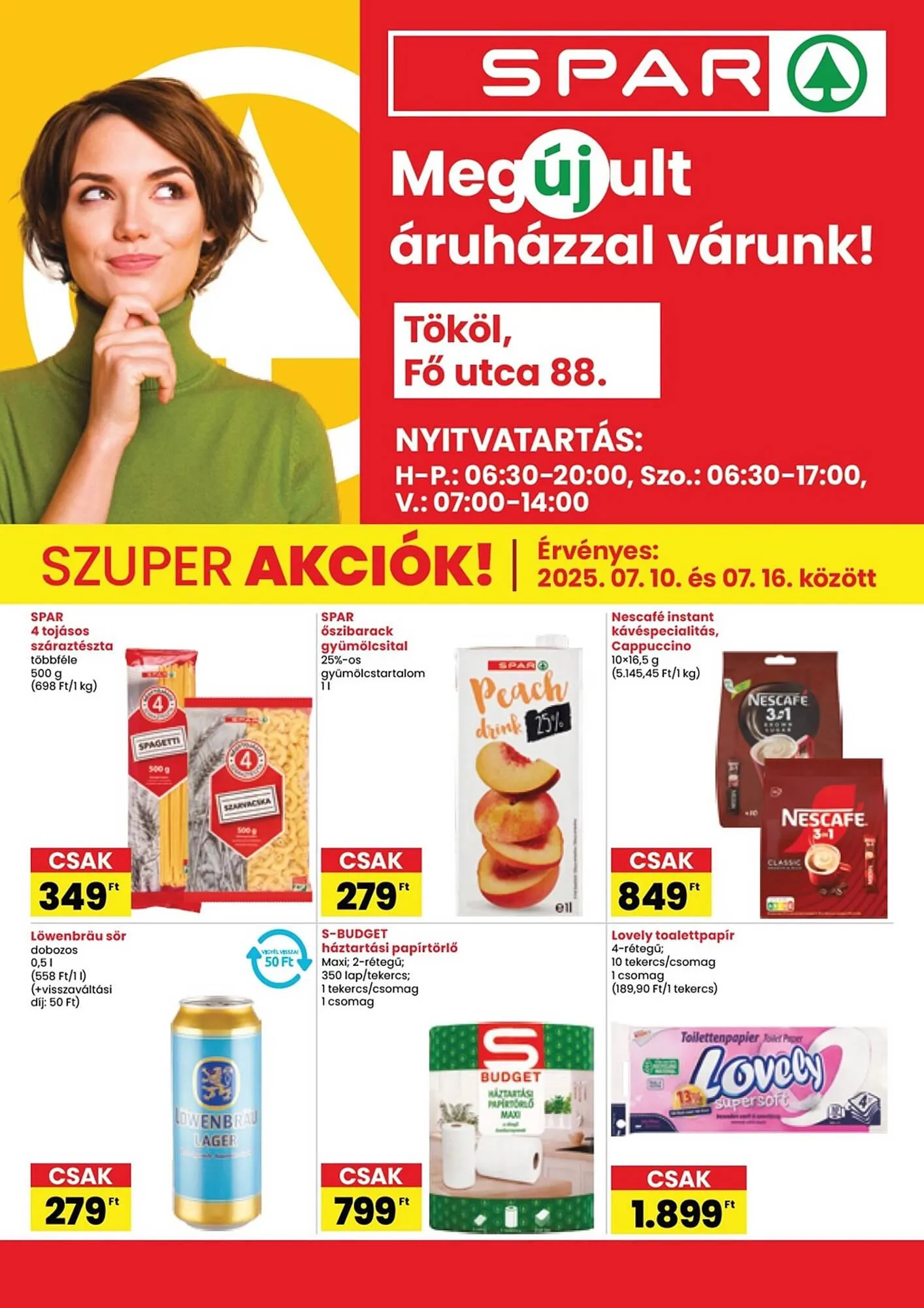 Katalógus Spar akciós újság július 10.-tól július 16.-ig 2025. - Oldal 1