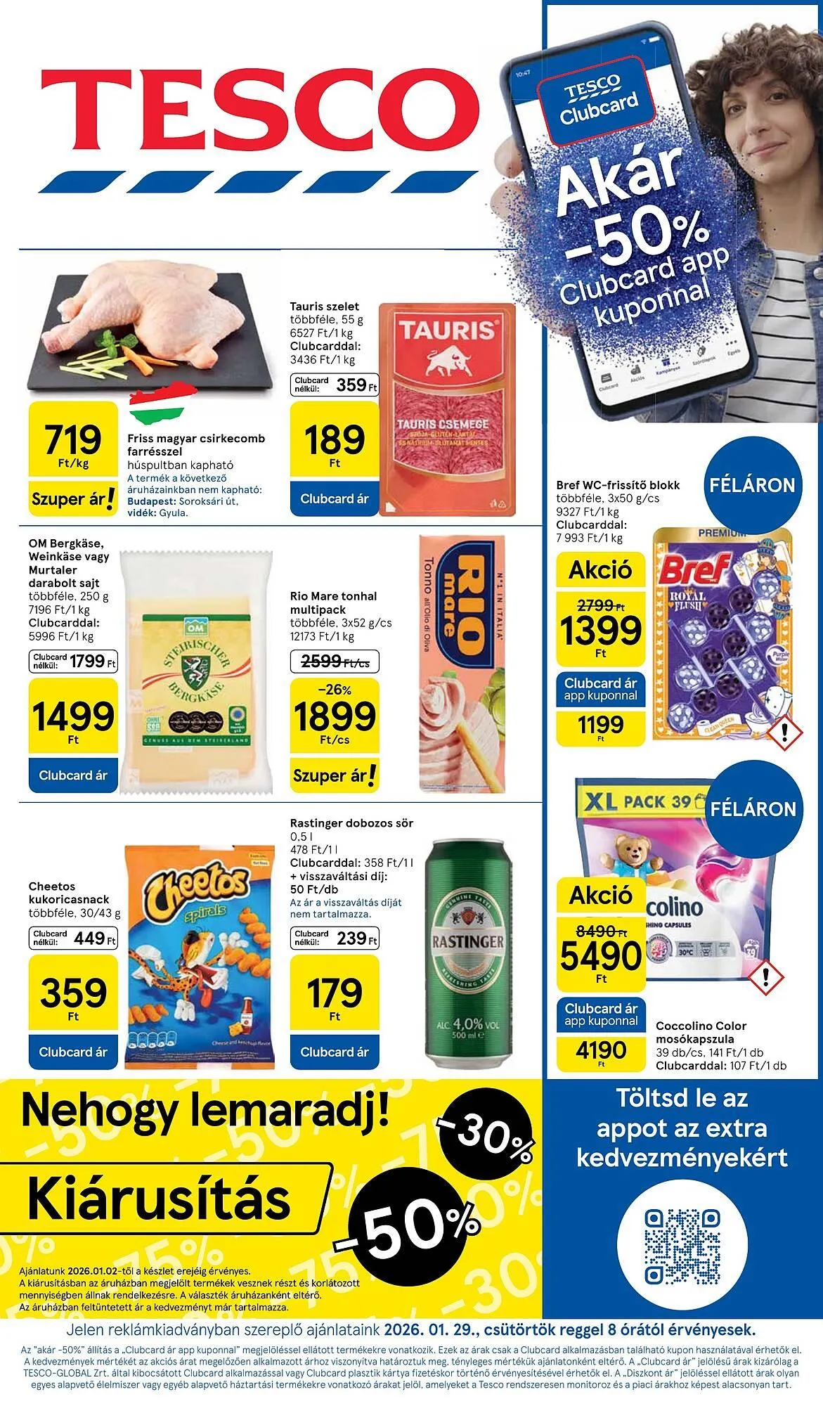 Tesco akciós újság - 1