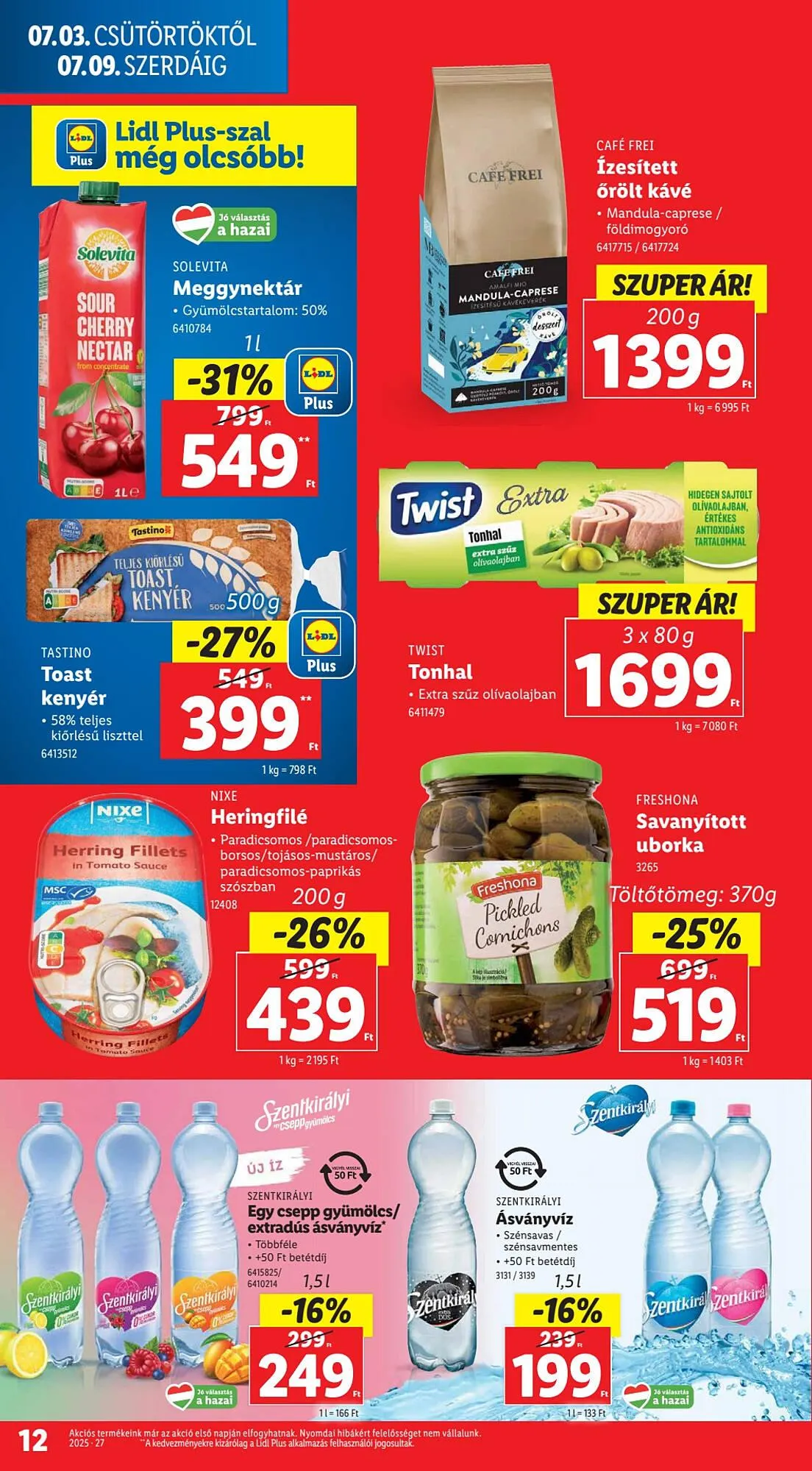 Katalógus Lidl akciós újság július 3.-tól július 9.-ig 2025. - Oldal 12