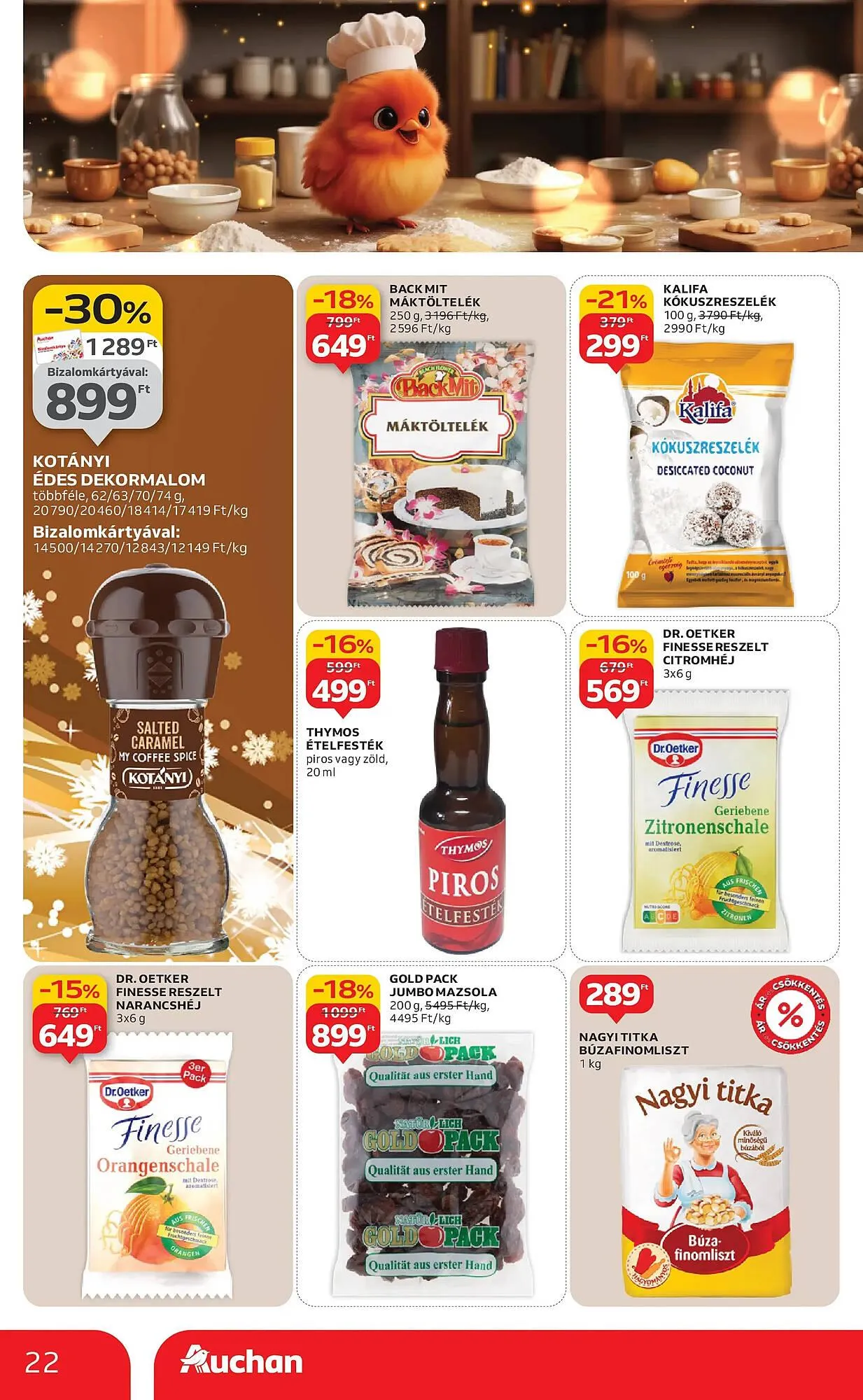 Katalógus Auchan akciós újság december 18.-tól december 24.-ig 2025. - Oldal 22