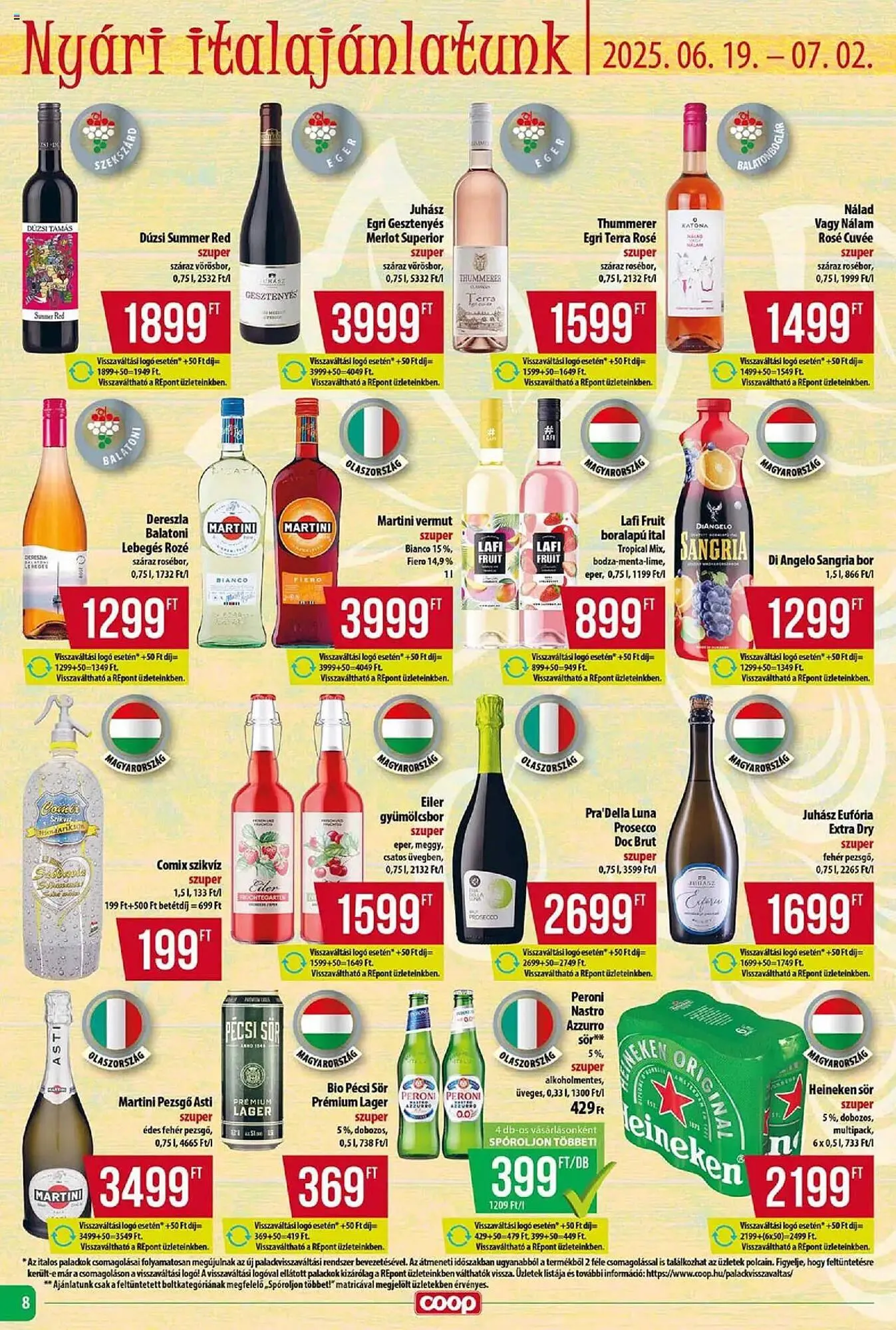 Katalógus Coop akciós újság június 19.-tól június 25.-ig 2025. - Oldal 8