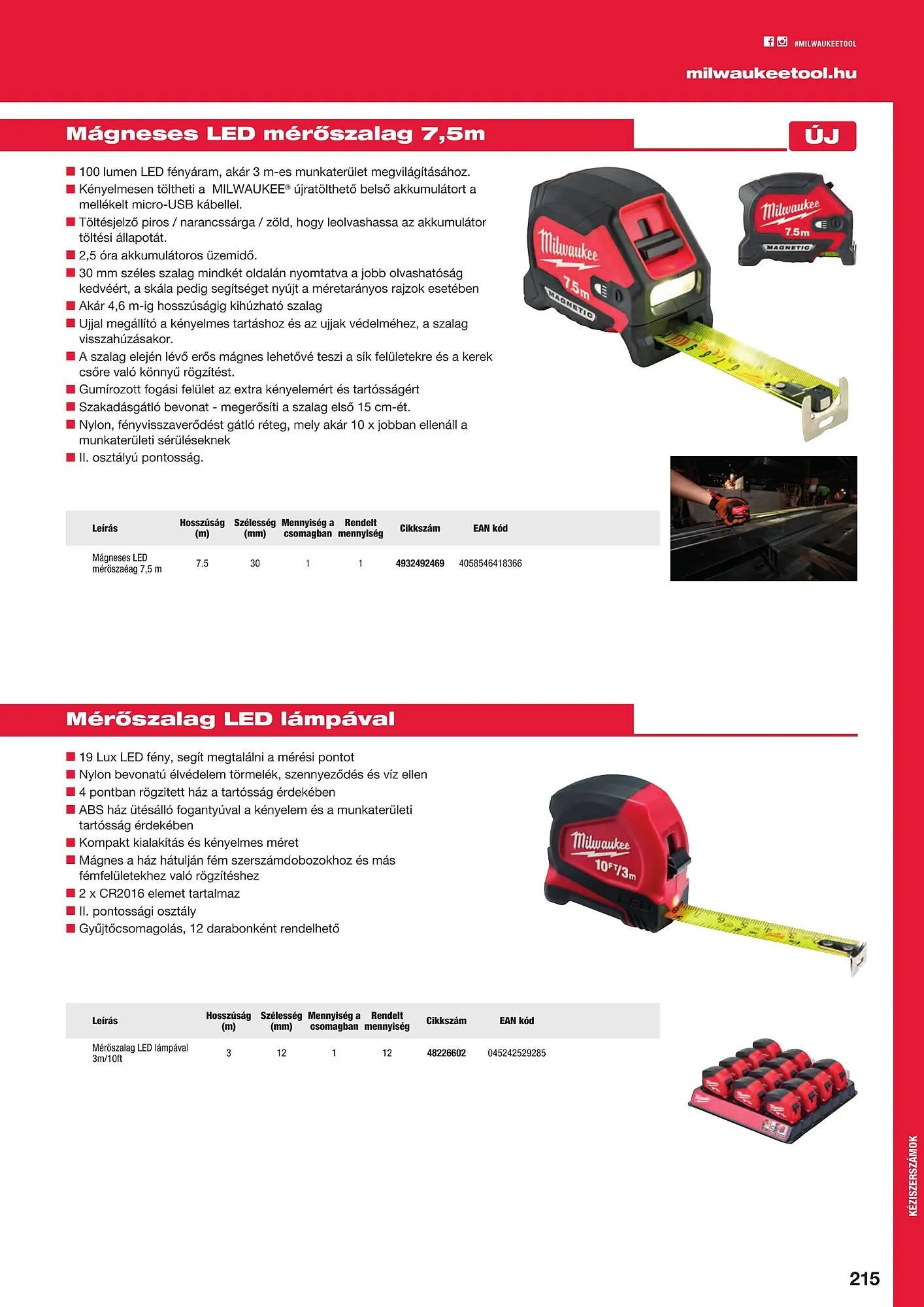 Katalógus Milwaukeetool akciós újság augusztus 14.-tól december 31.-ig 2024. - Oldal 215