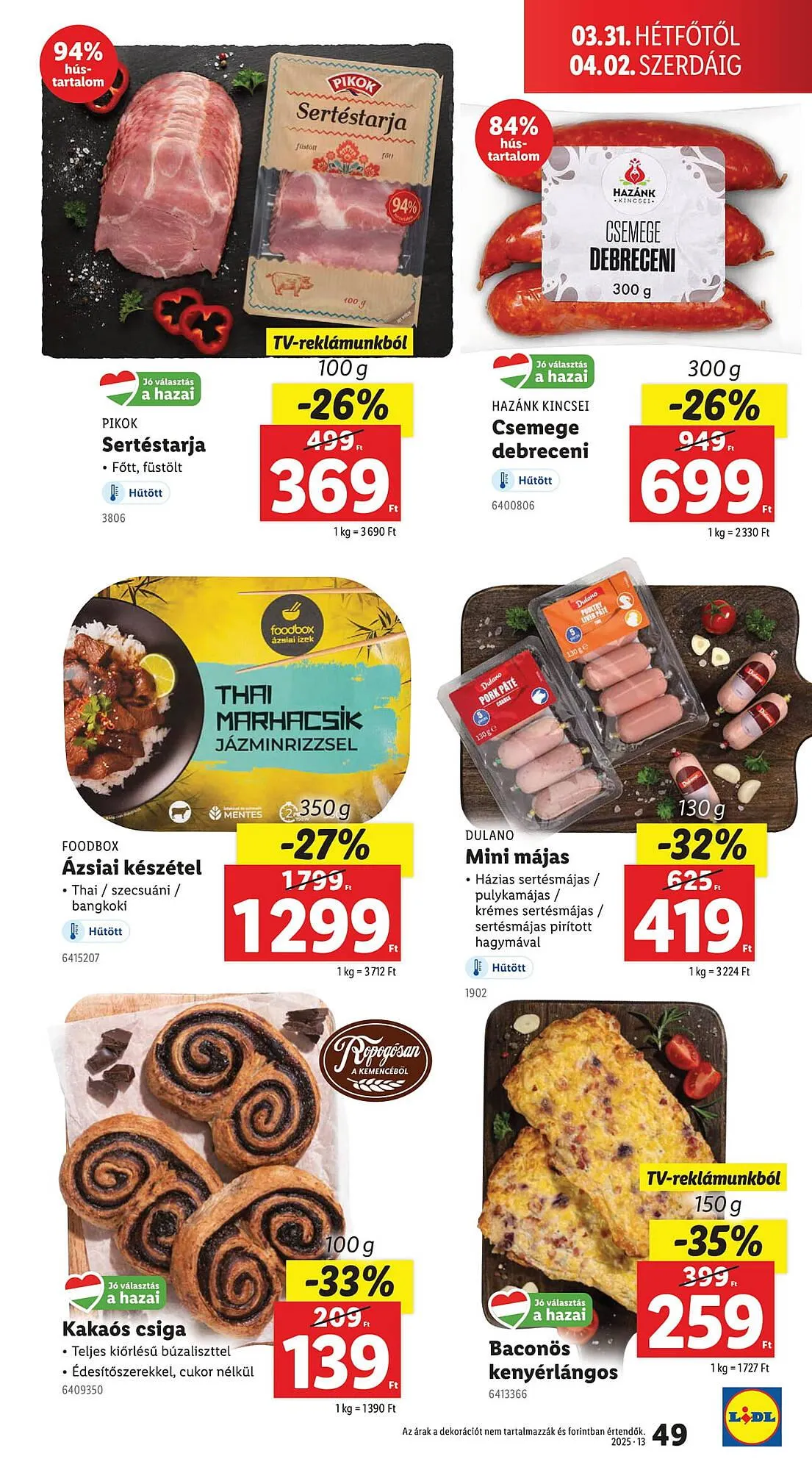 Katalógus Lidl akciós újság március 27.-tól április 2.-ig 2025. - Oldal 49