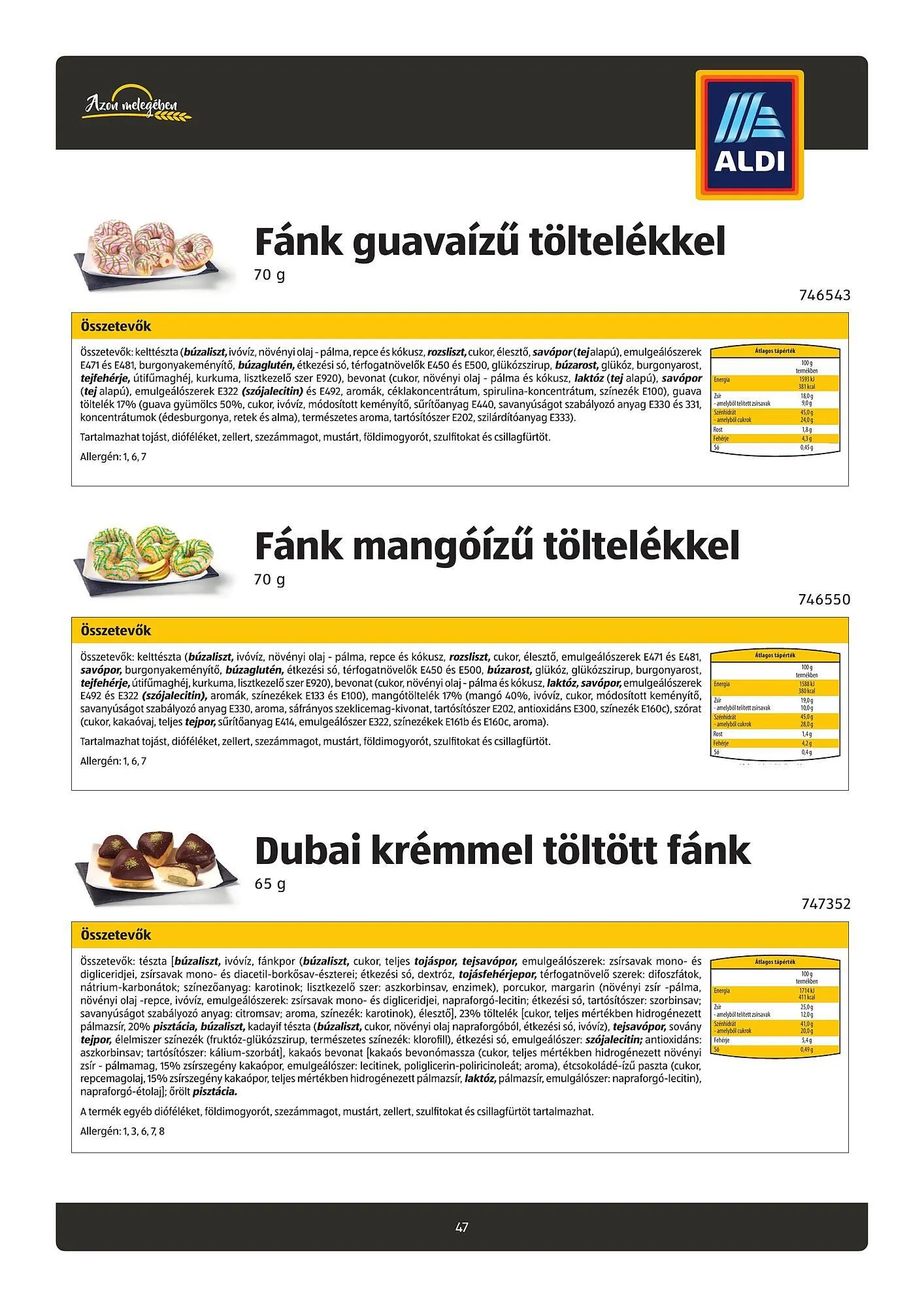 Katalógus ALDI akciós újság március 27.-tól április 21.-ig 2025. - Oldal 47