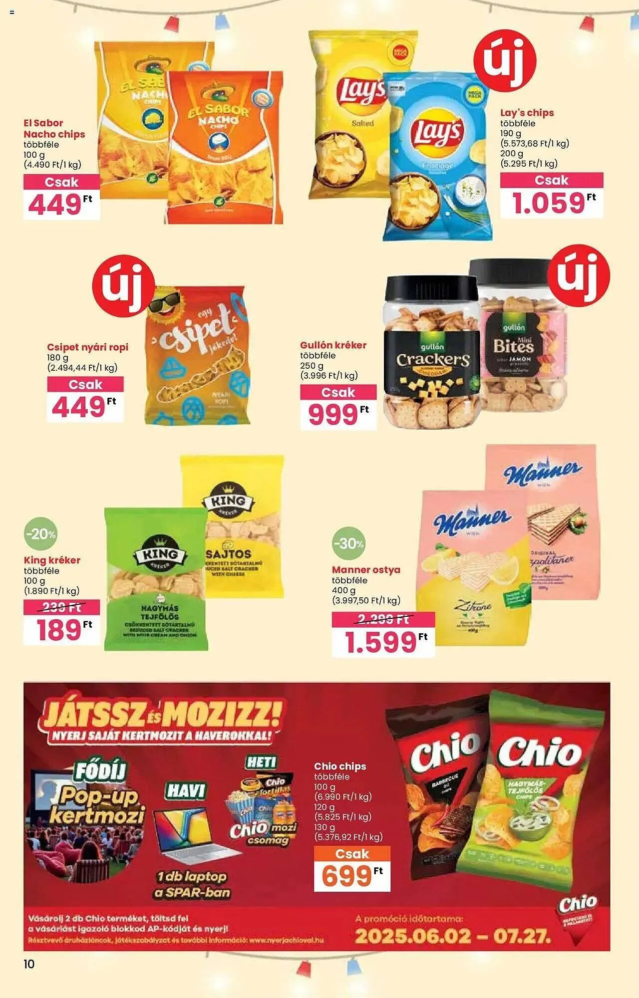 Katalógus Interspar akciós újság június 5.-tól június 25.-ig 2025. - Oldal 10