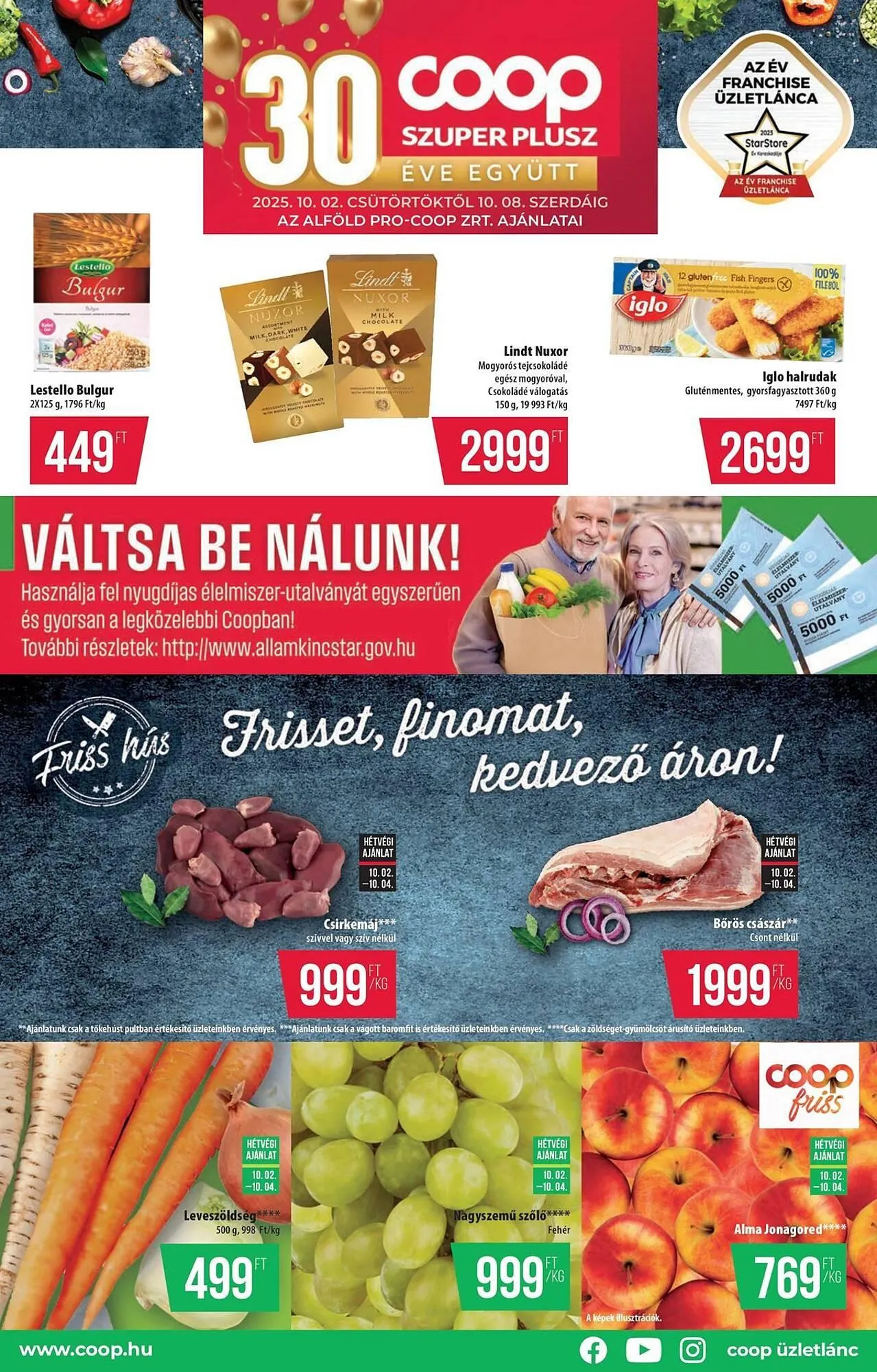 Katalógus Coop akciós újság október 2.-tól október 8.-ig 2025. - Oldal 1