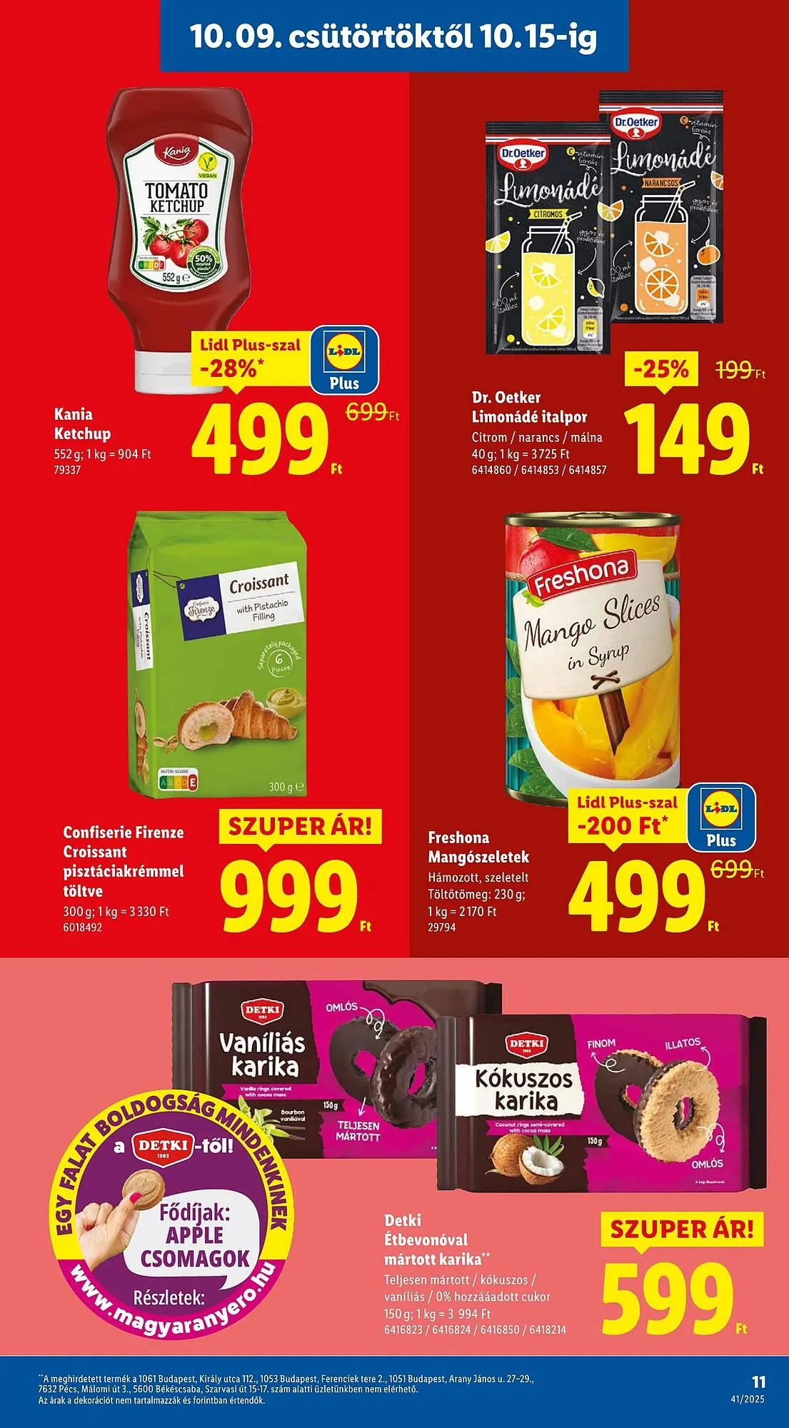 Katalógus Lidl akciós újság október 9.-tól október 15.-ig 2025. - Oldal 11