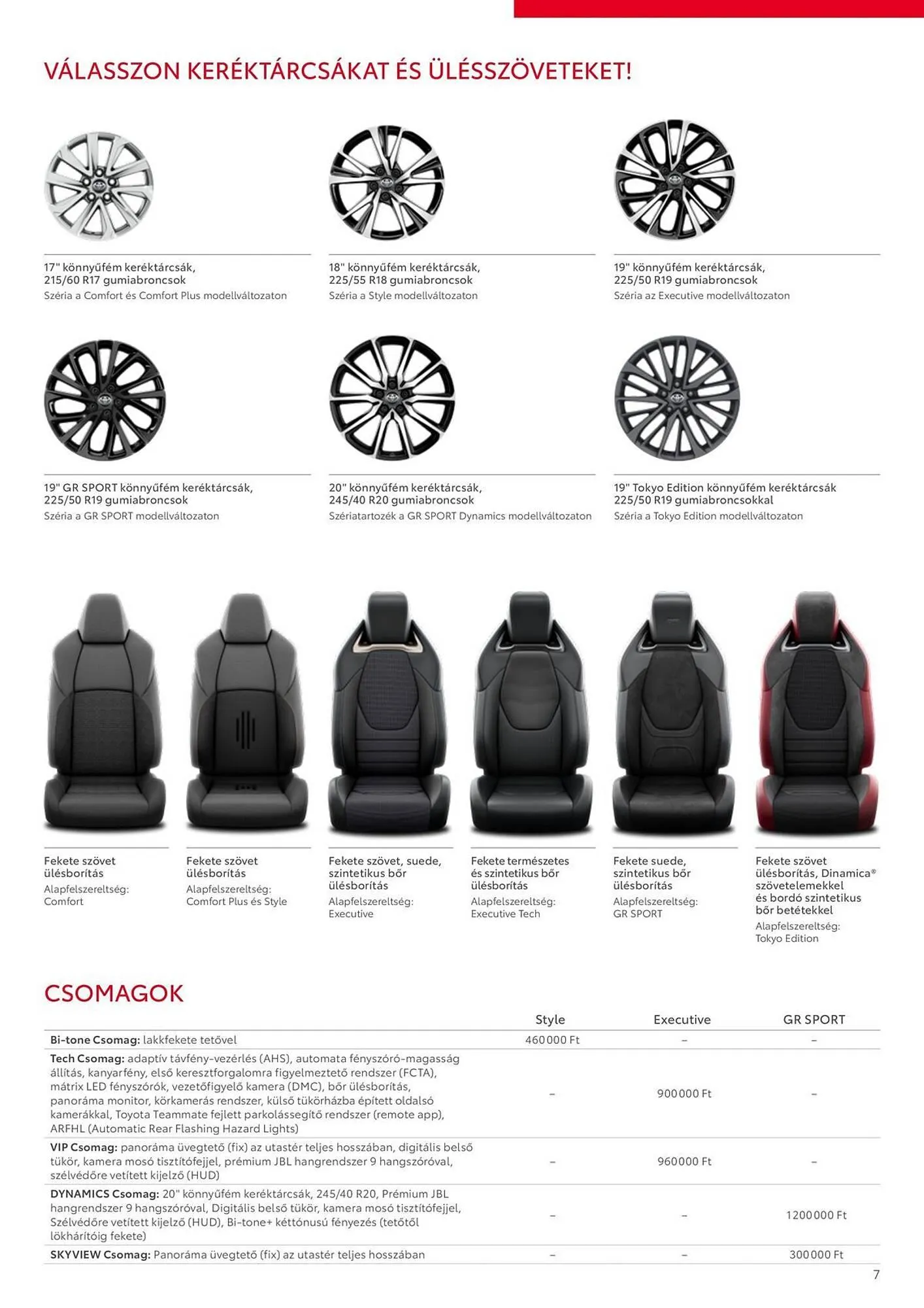Katalógus Toyota akciós újság október 14.-tól december 2.-ig 2025. - Oldal 7