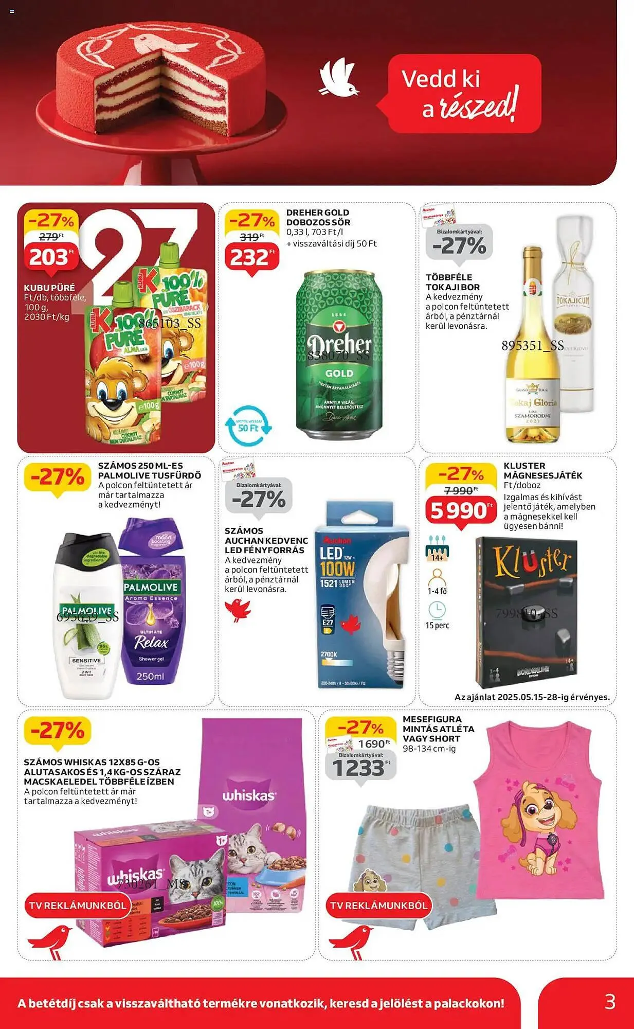 Katalógus Auchan akciós újság május 15.-tól május 21.-ig 2025. - Oldal 3