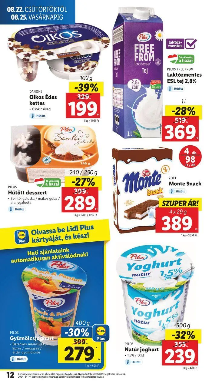 Katalógus Akciós újság – 34. hét augusztus 22.-tól augusztus 28.-ig 2024. - Oldal 12