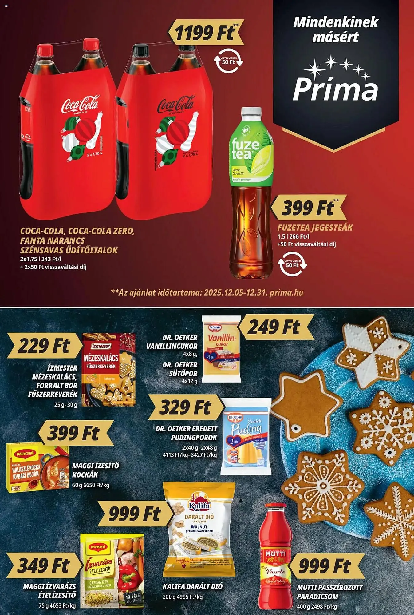 Katalógus Príma akciós újság december 13.-tól december 31.-ig 2025. - Oldal 5