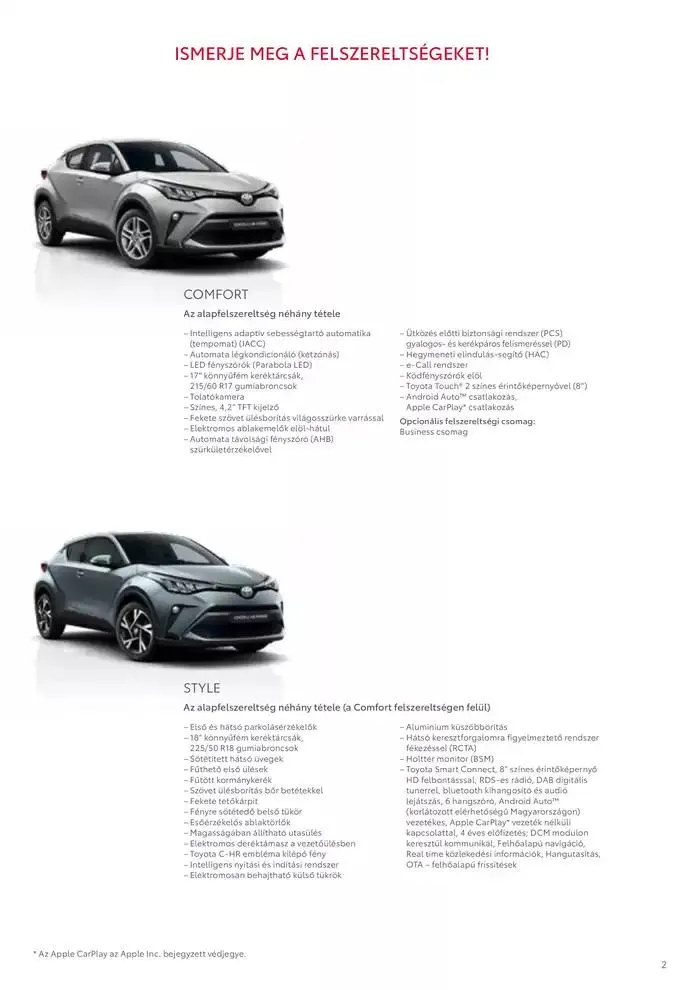 Katalógus Toyota C-HR Hybrid december 7.-tól december 7.-ig 2025. - Oldal 2