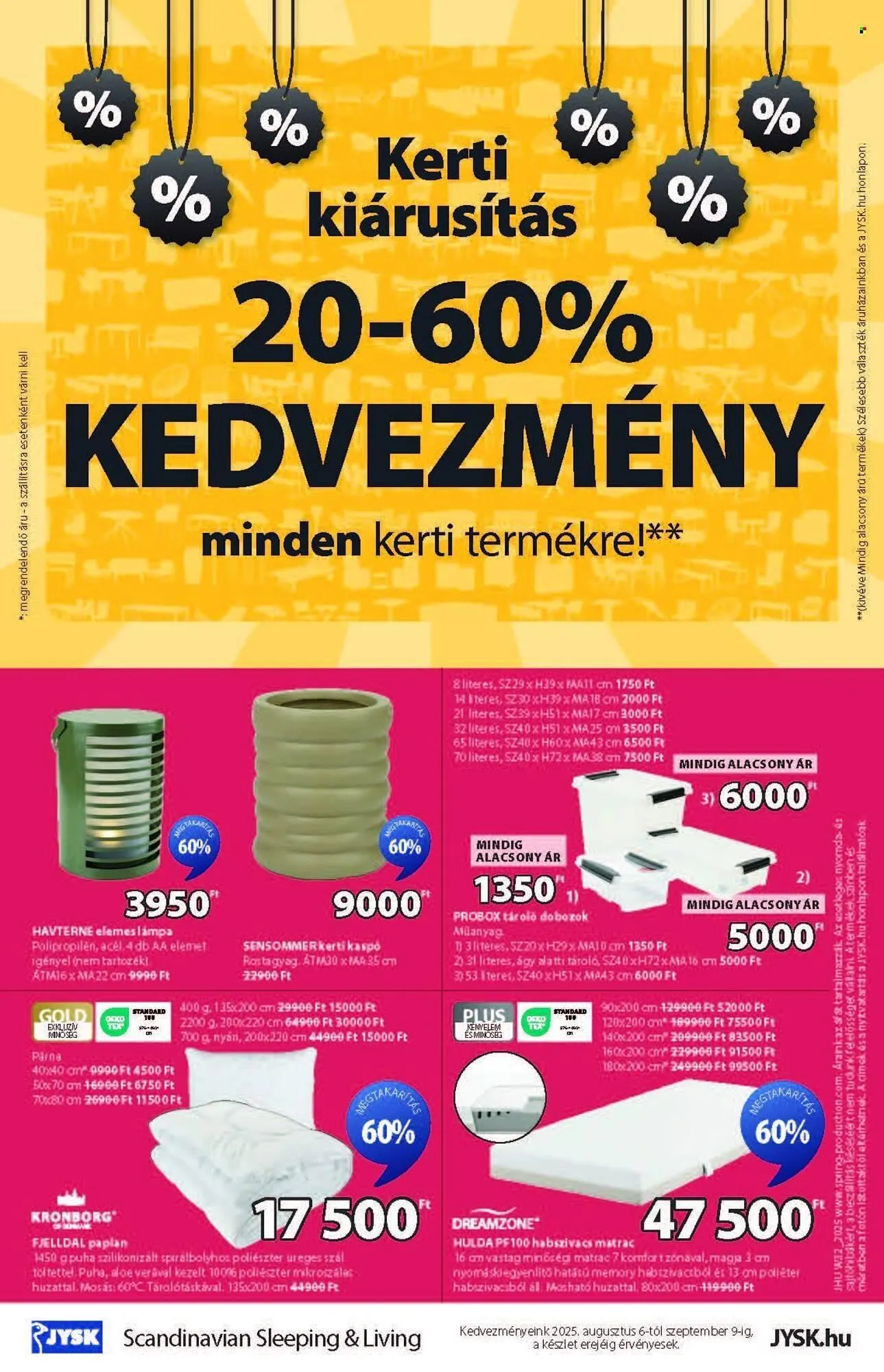 Katalógus JYSK akciós újság augusztus 6.-tól szeptember 9.-ig 2025. - Oldal 16