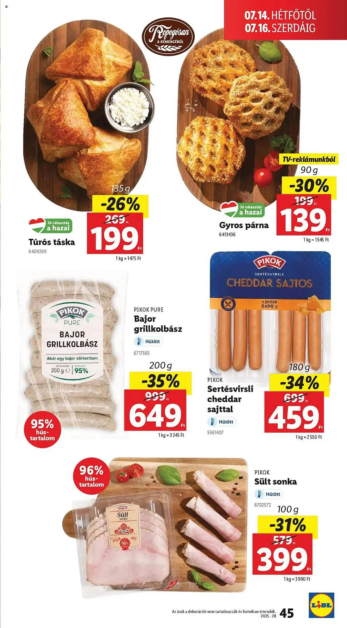 Katalógus Lidl akciós újság július 10.-tól július 16.-ig 2025. - Oldal 45