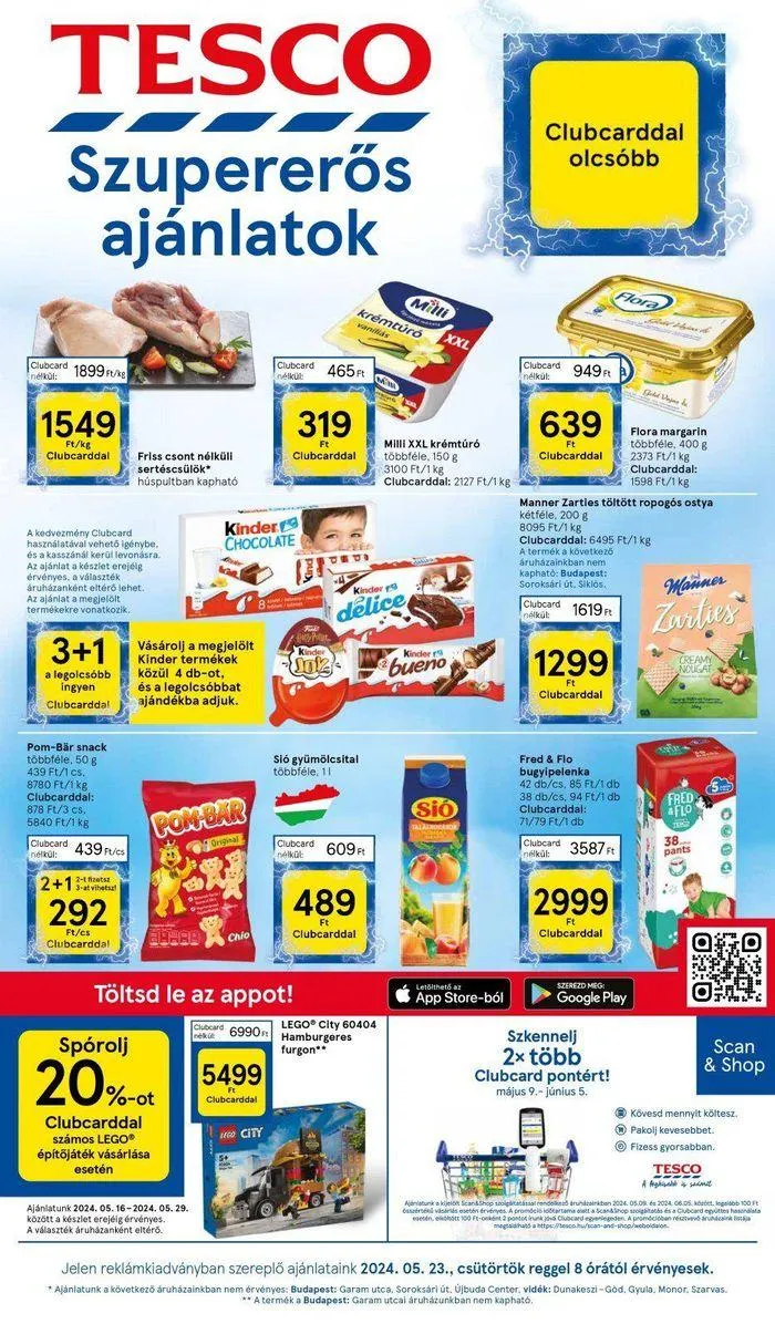 Katalógus Tesco Katalógus - Hipermarket - következő hét május 23.-tól május 29.-ig 2024. - Oldal 1