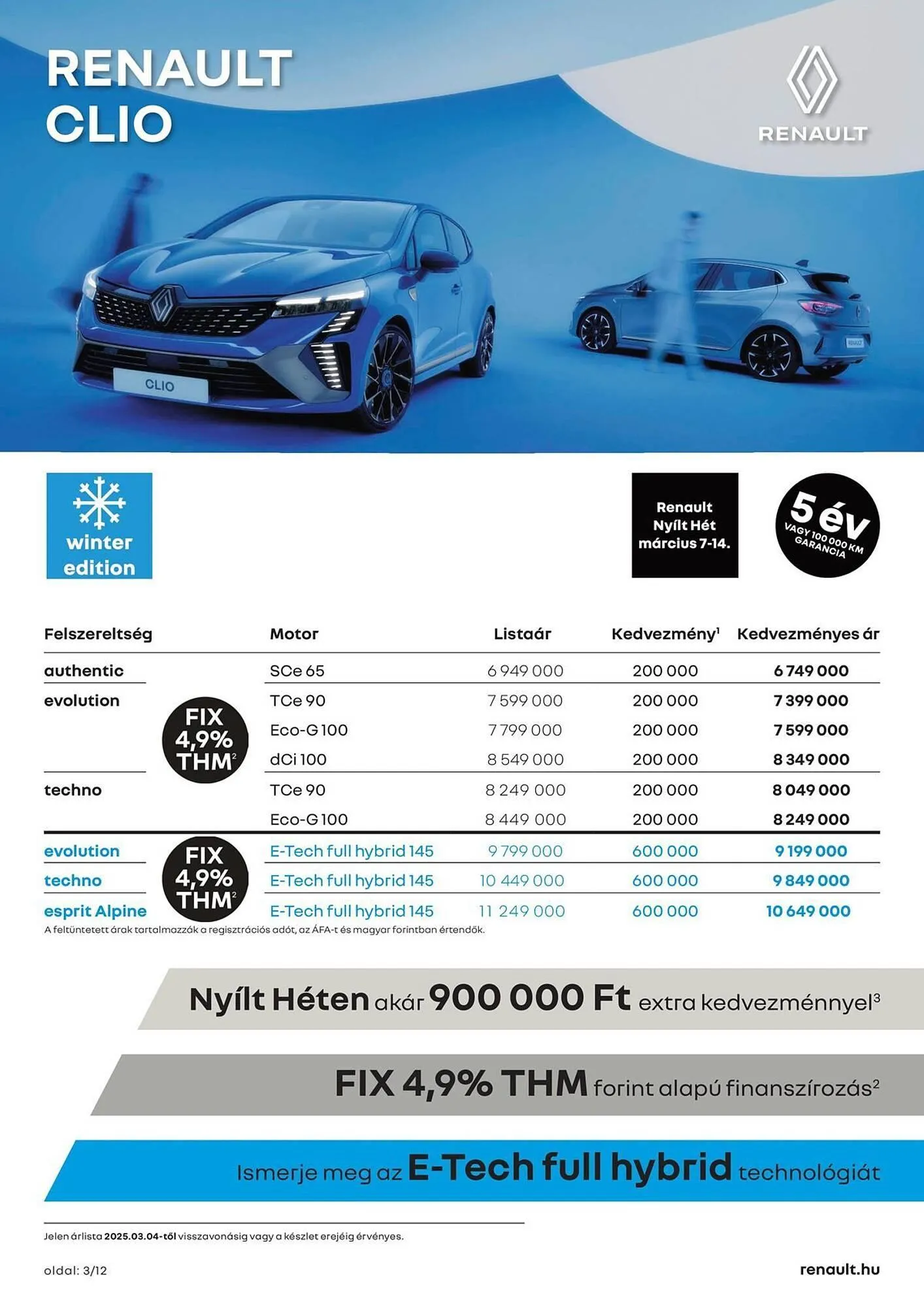 Katalógus Renault akciós újság március 11.-tól április 14.-ig 2025. - Oldal 3