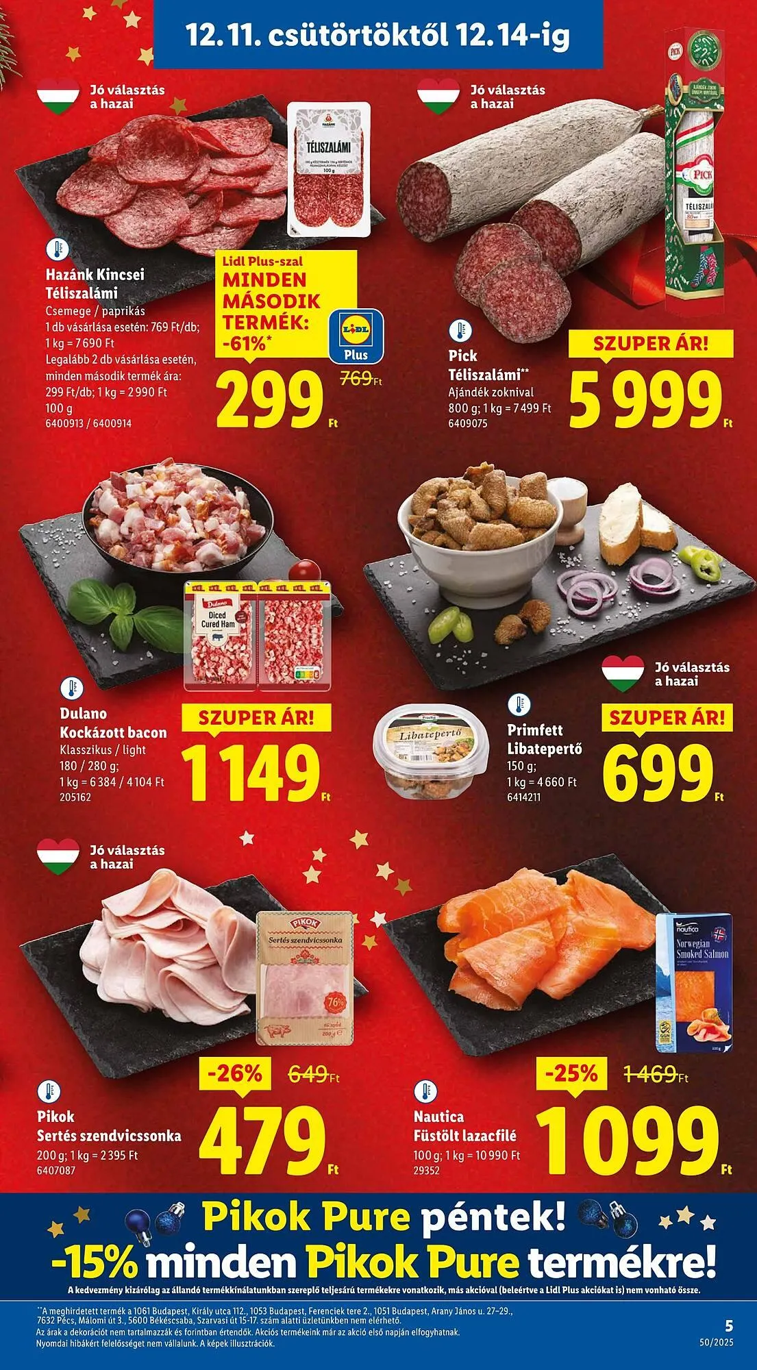 Katalógus Lidl akciós újság december 11.-tól december 17.-ig 2025. - Oldal 5