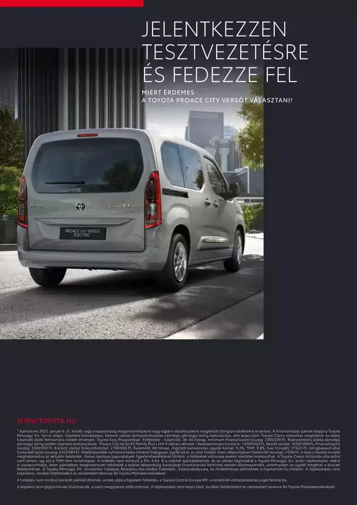 Katalógus Toyota Proace City Verso EV január 8.-tól január 8.-ig 2026. - Oldal 8