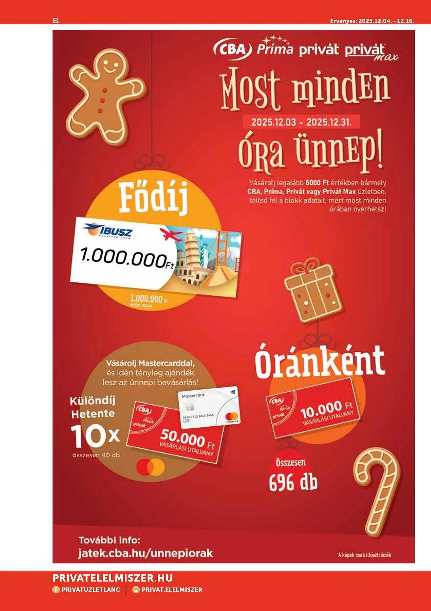 Katalógus PRIVÁT akciós újság december 4.-tól december 10.-ig 2025. - Oldal 8