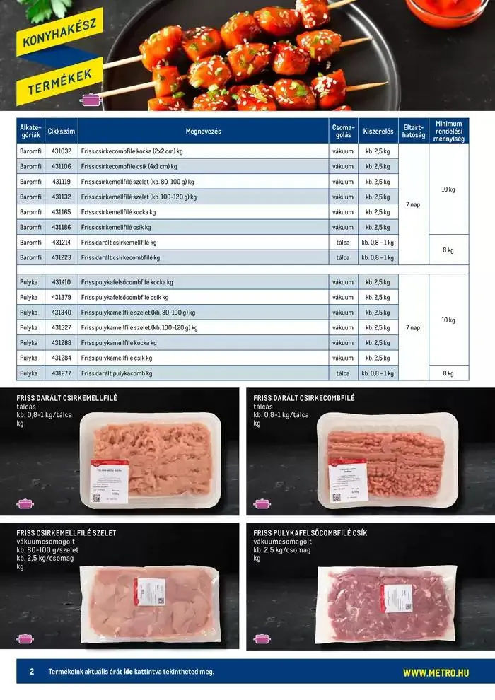 Katalógus Konyhakész Húsok Budapest katalógus szeptember 25.-tól október 9.-ig 2024. - Oldal 2